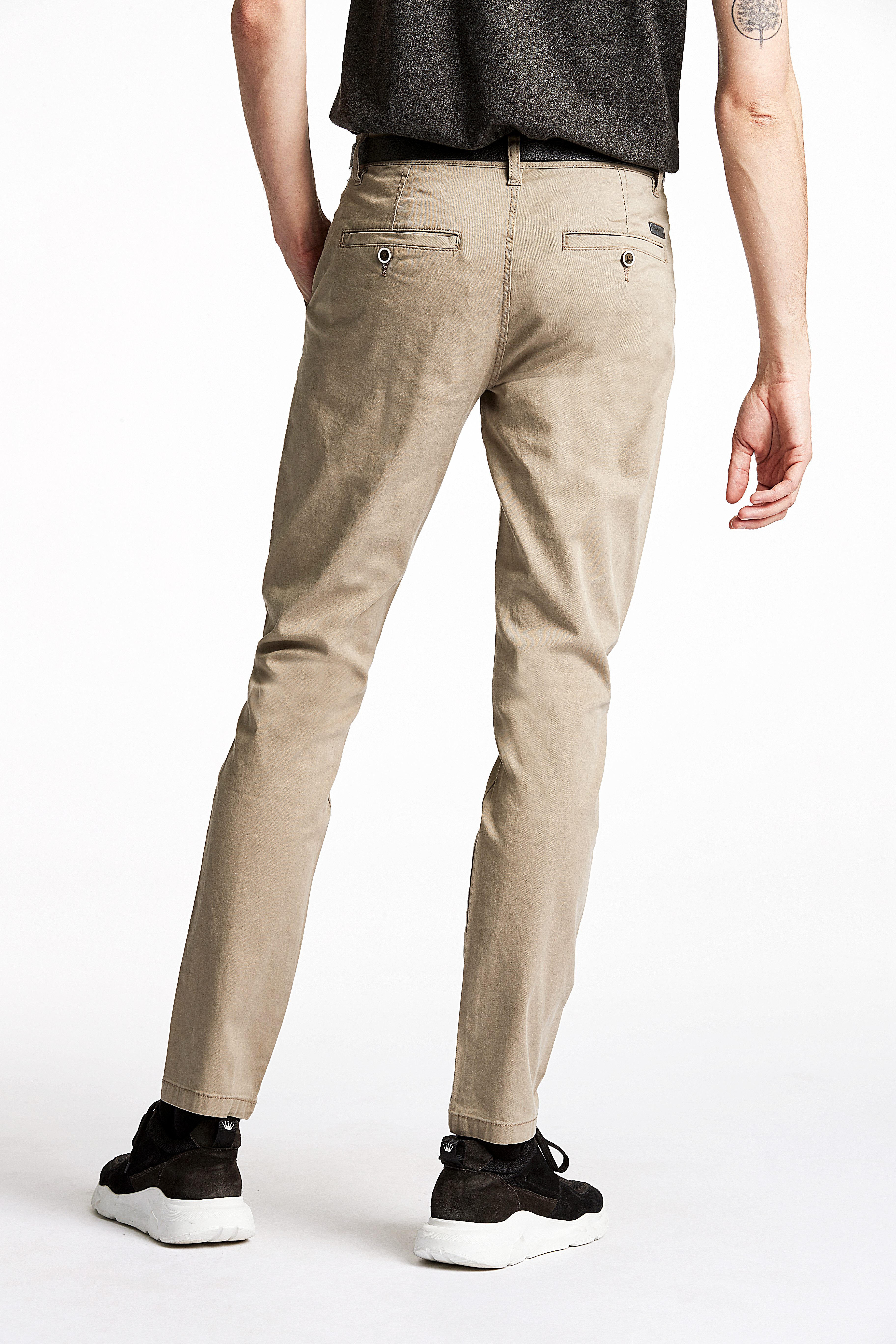LINDBERGH Chino met riem en stretch (2-delig)