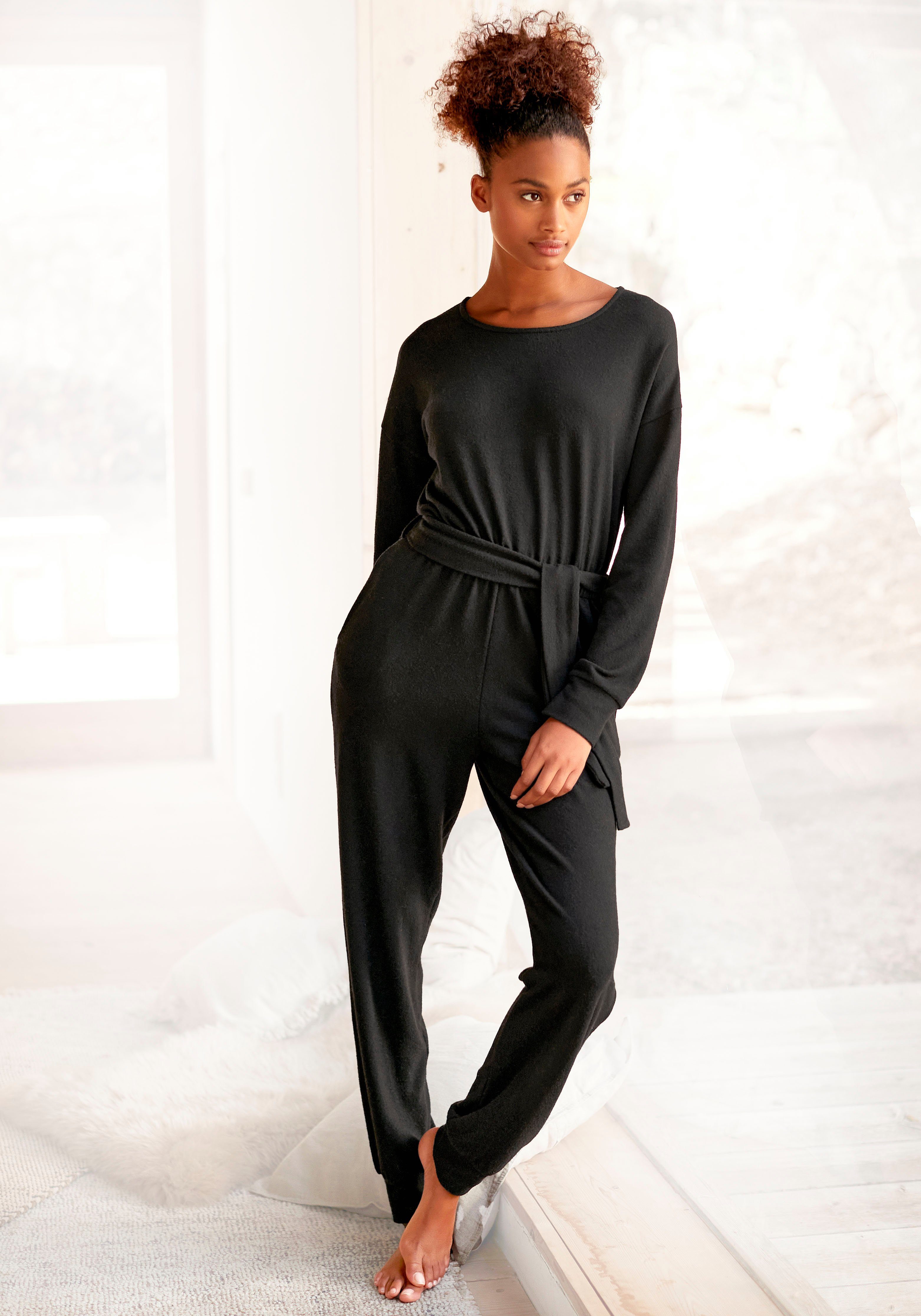 Lascana Jumpsuit dames jumpsuits maat 32/34 zwart