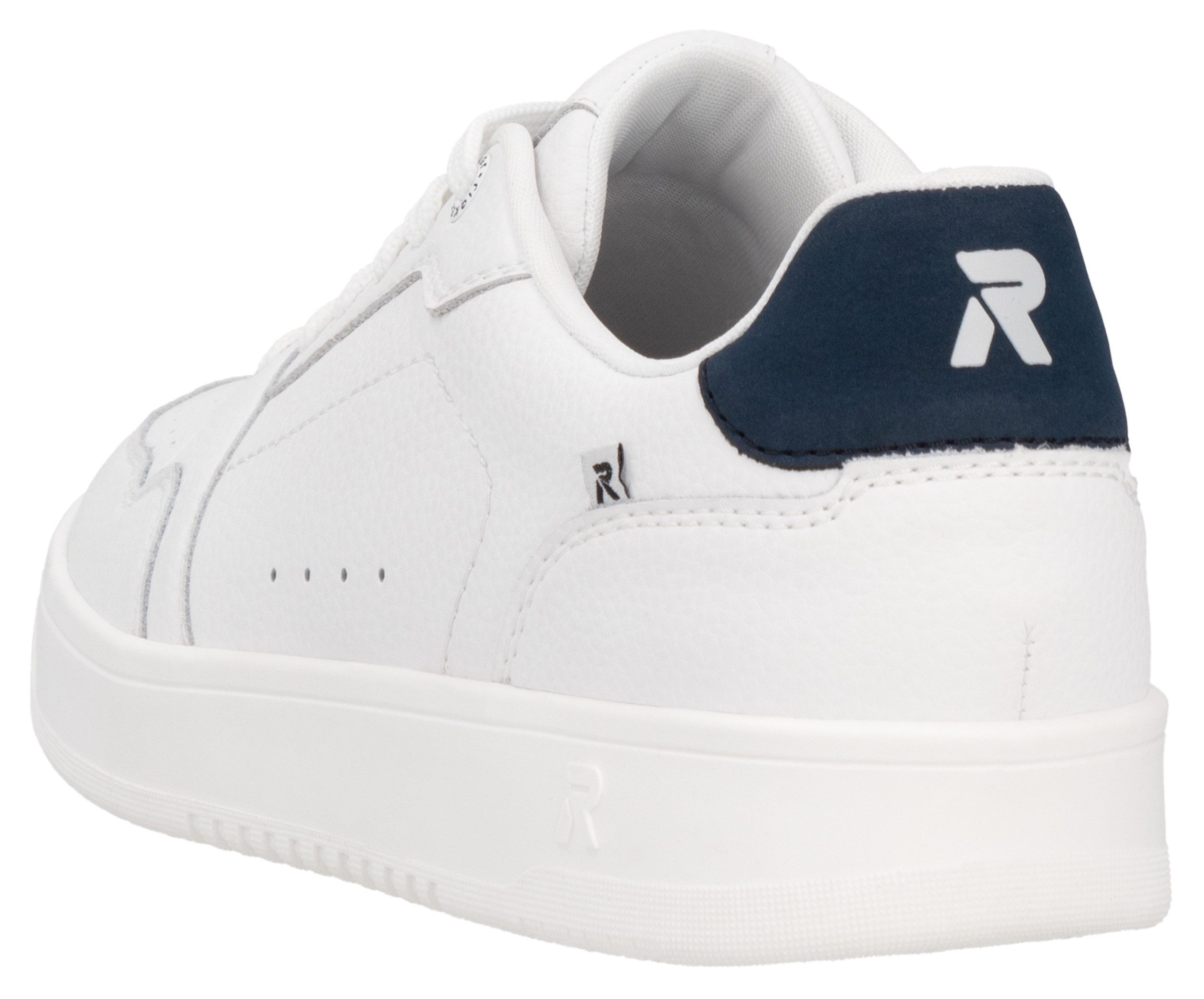 RIEKER Sport Sneakers , veterschoenen, vrijetijdssneaker, lage schoen met subtiele perforatie
