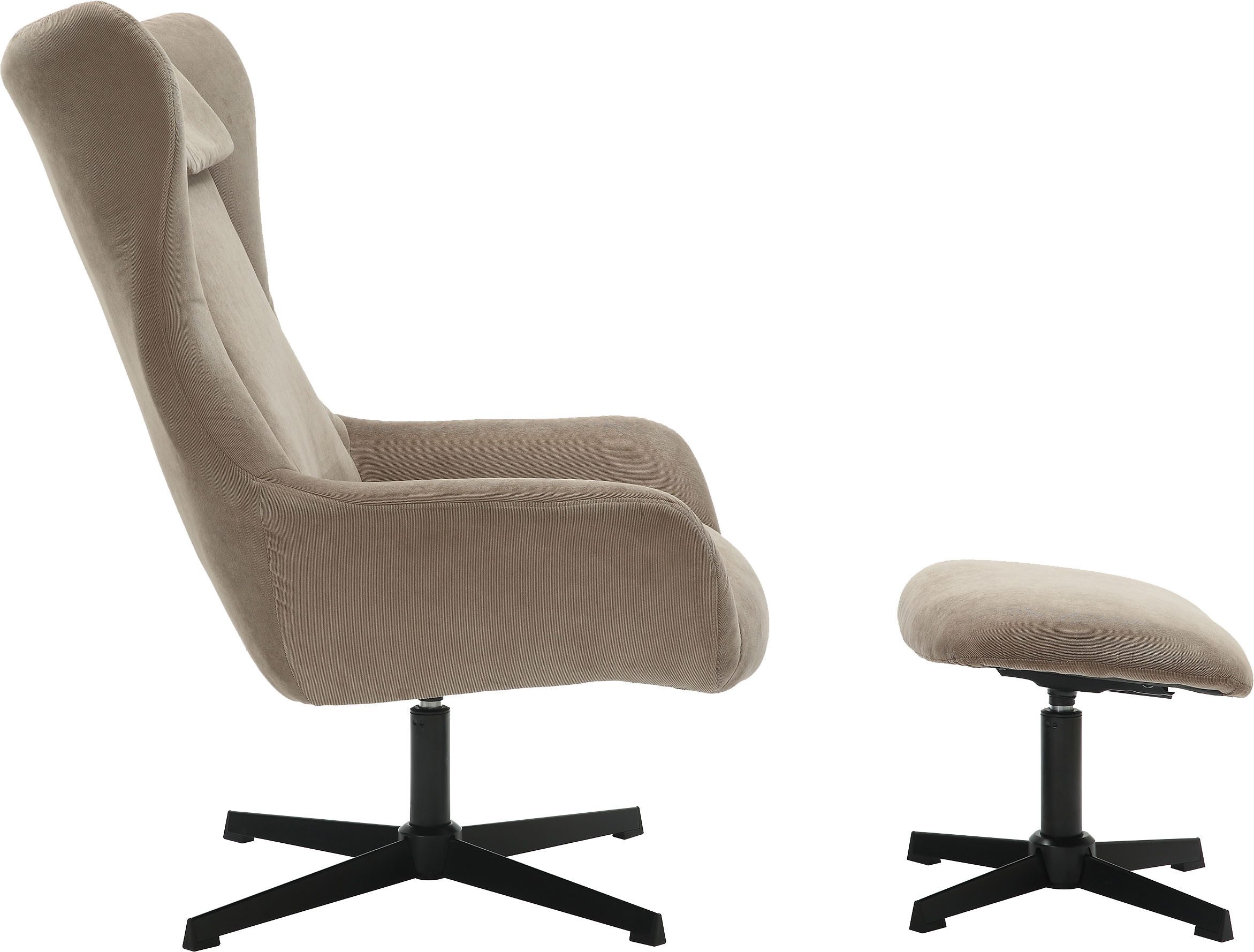 SalesFever Fauteuil met draaifunctie (set, 2 stuks)
