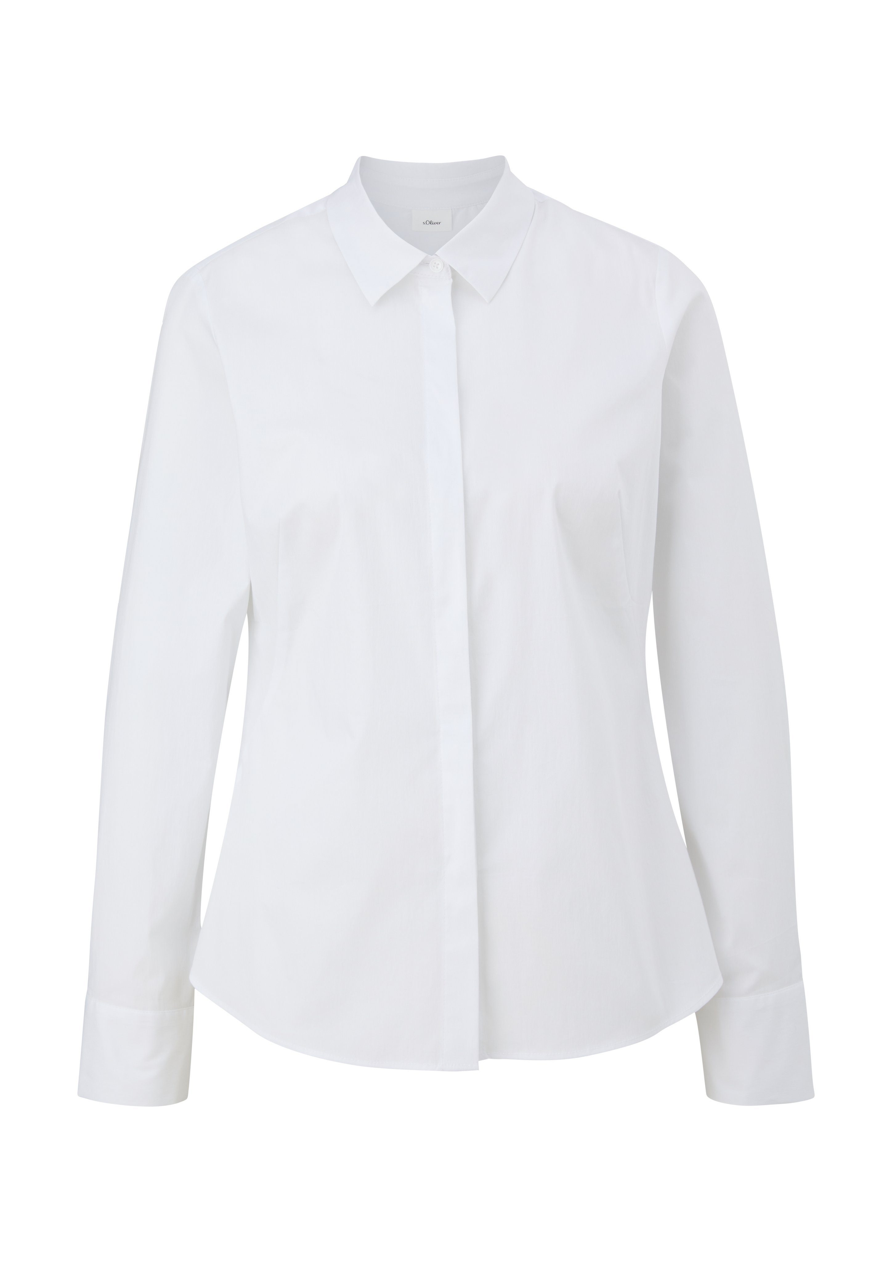 s.Oliver BLACK LABEL Klassieke blouse met verborgen knoopsluiting