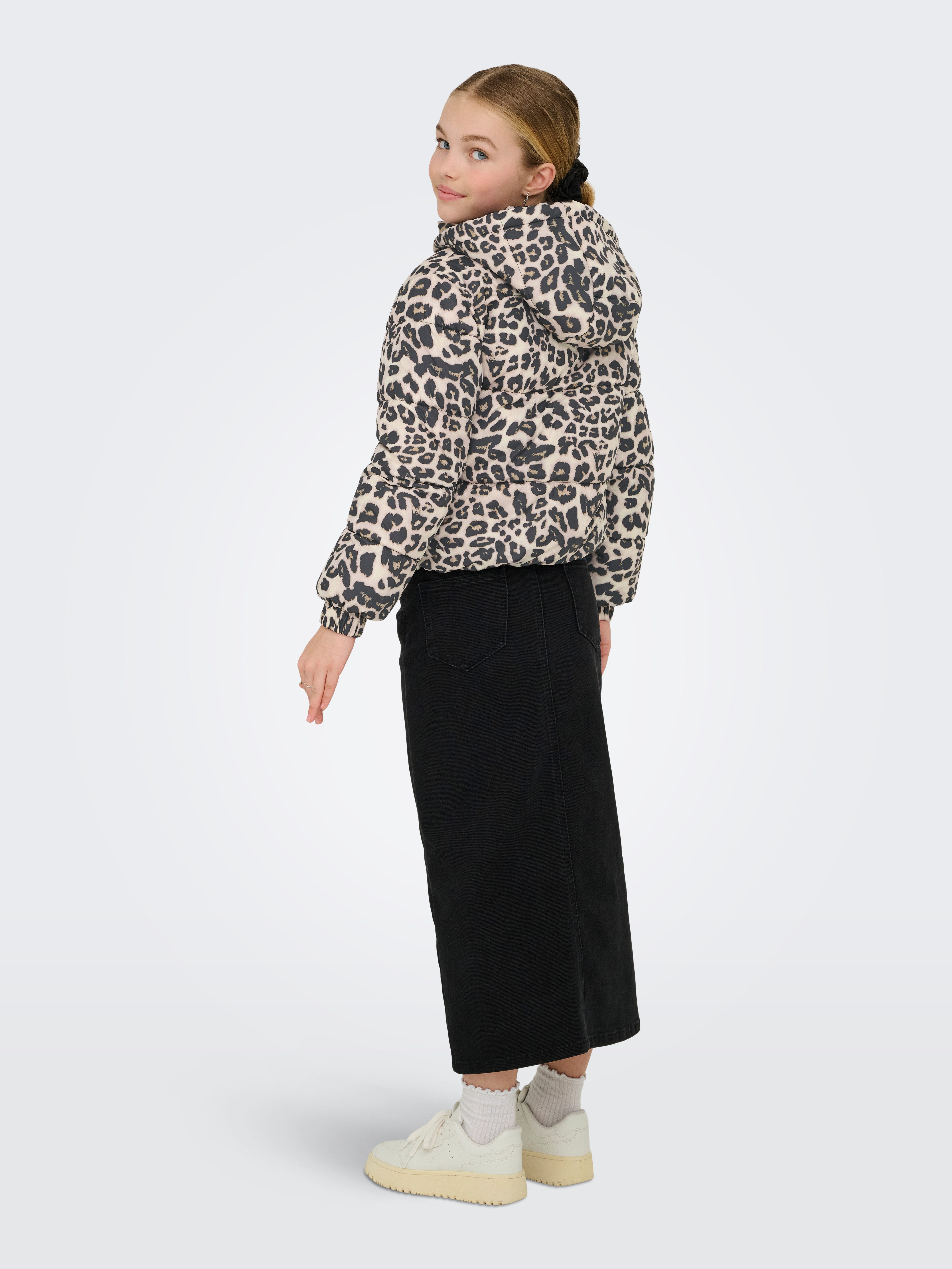 KIDS ONLY Gewatteerde jas KOGDALIA SHORT PUFFER AOP JACKET CP OTW