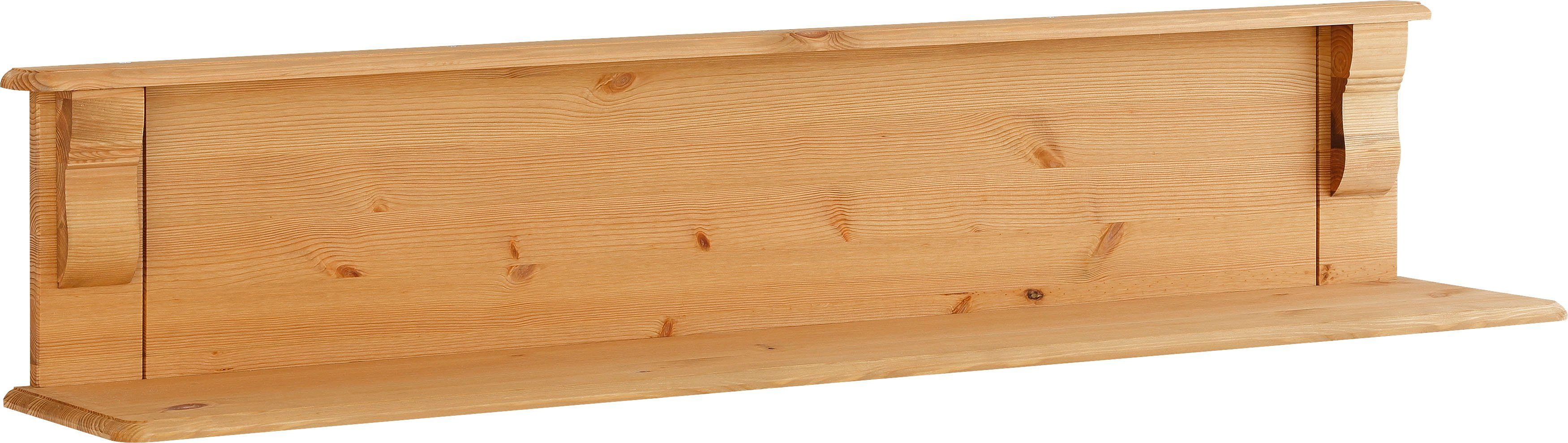 Home affaire Wandplank ADELE Breedte 120 cm, van massief grenen, FSC®