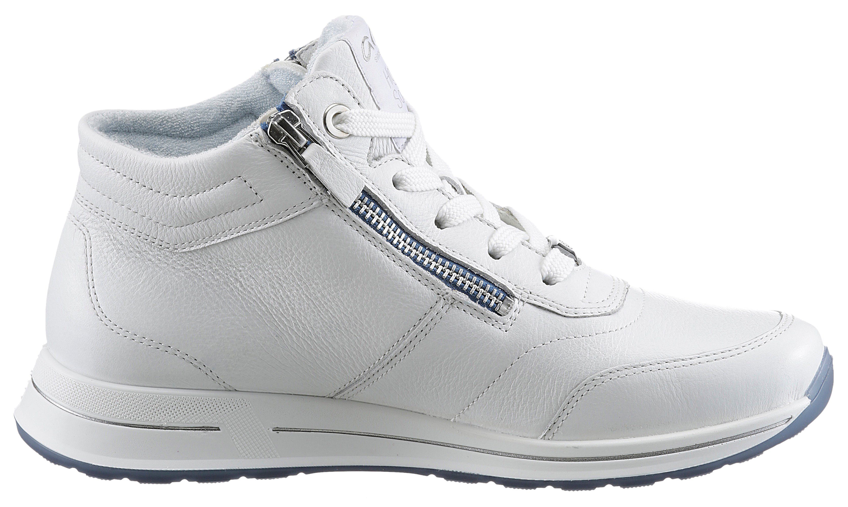 Ara Hoge veterschoenen OSAKA high top sneaker, veterschoen, vrijetijdsschoen in comfortwijdte g