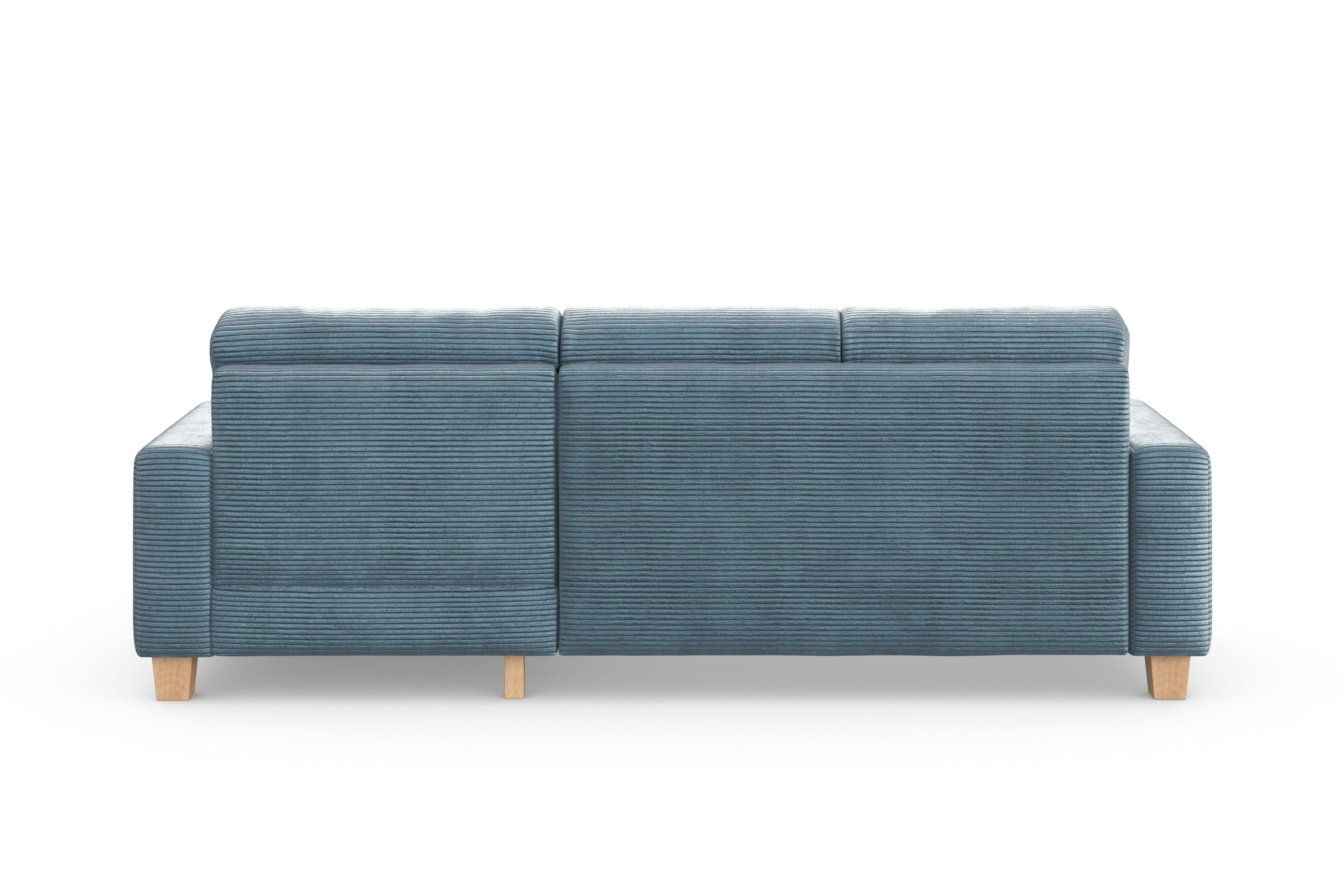 Home affaire Hoekbank Summer L-vorm met récamier, met of zonder slaapfunctie en bedkist, cordbekleding