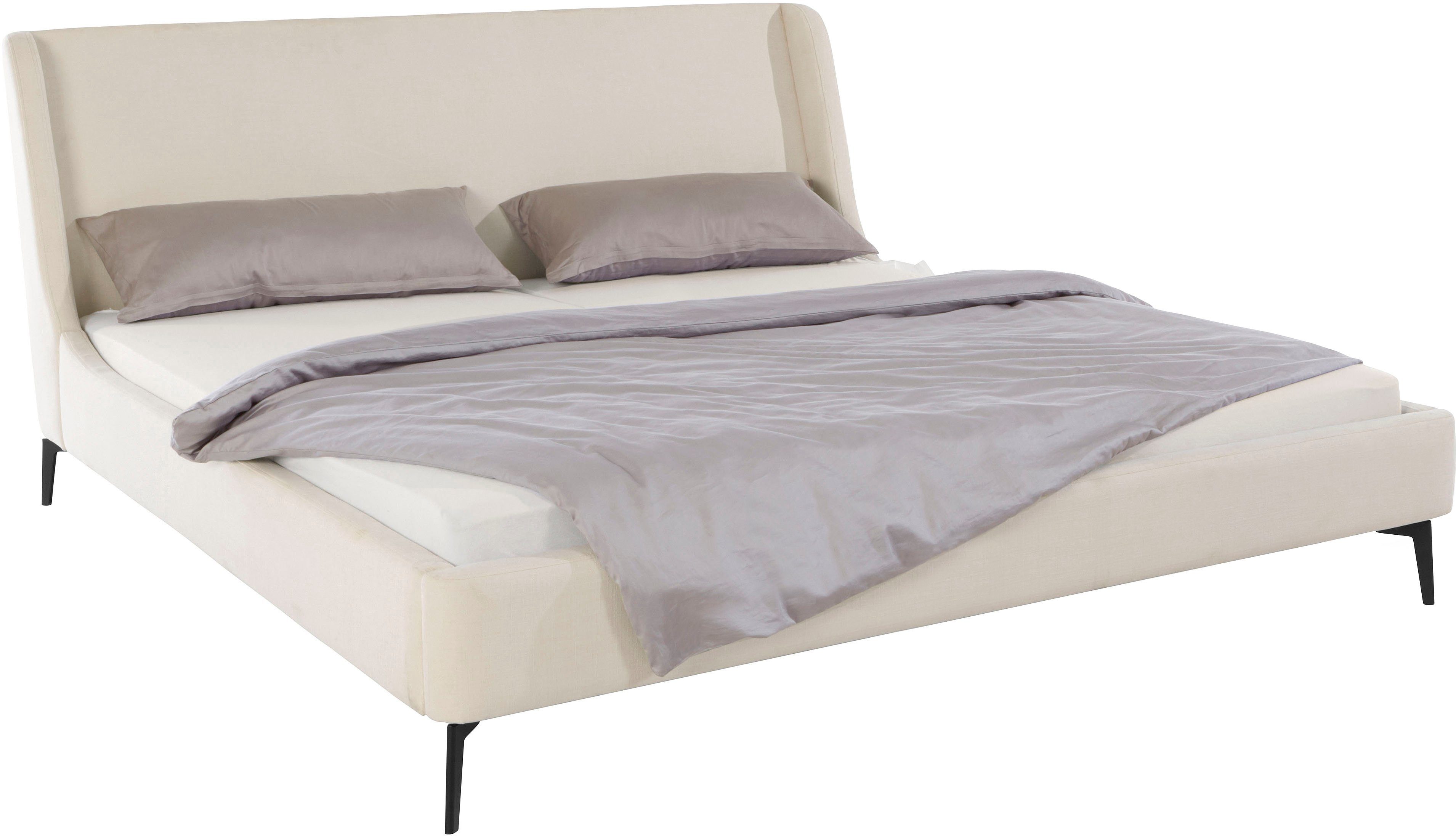 LeGer Home by Lena Gercke Gestoffeerd bed Mayra 3 verschillende kleuren en 2 stofkwaliteiten