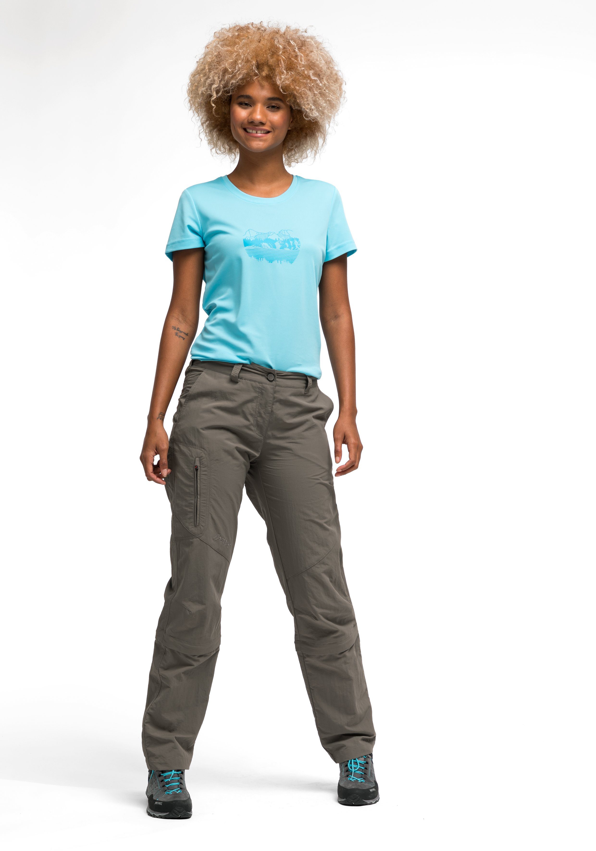 Maier Sports Functionele broek Fulda Functionele broek, afritsbaar op caprilengte, perfect voor het wandelen
