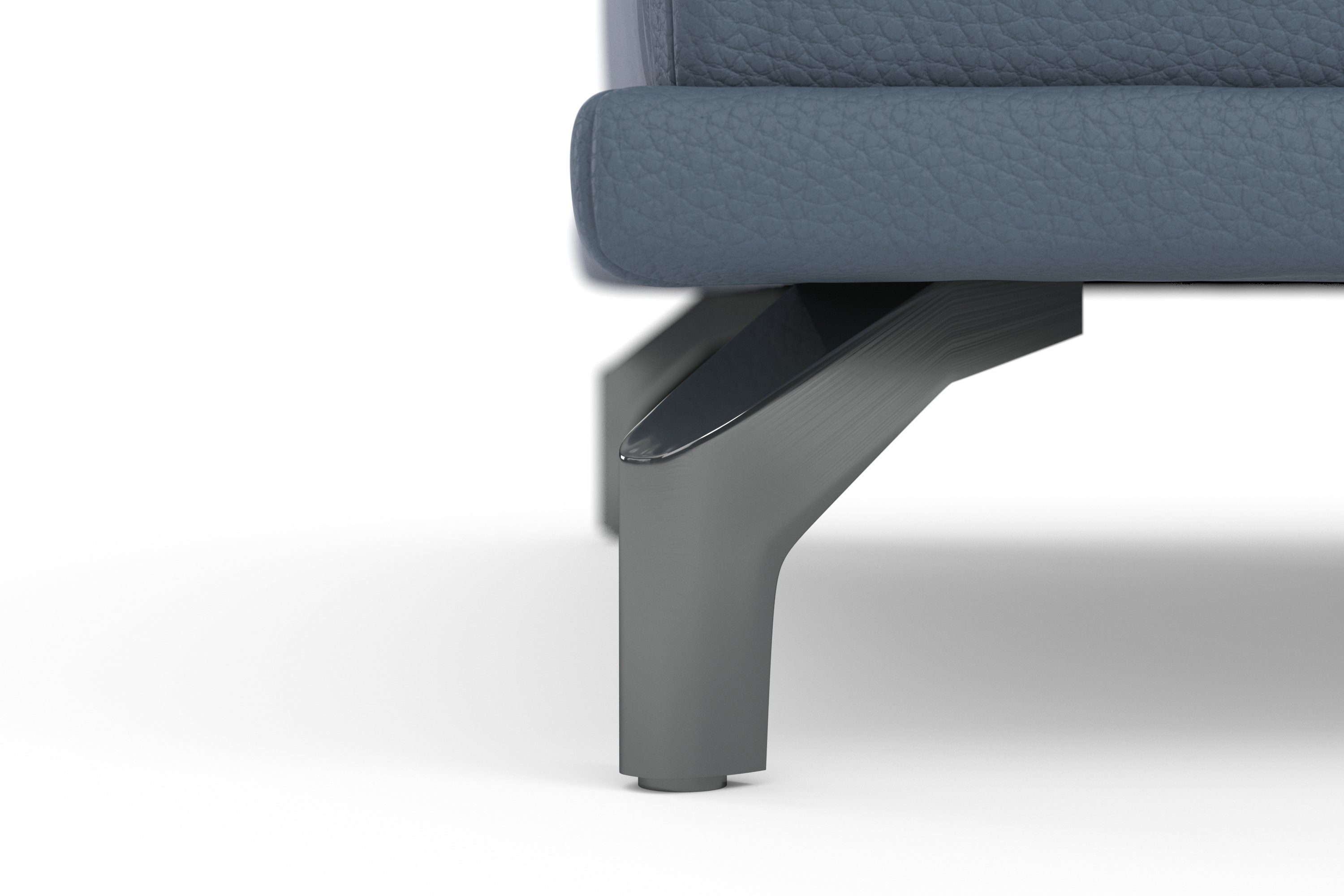 Places of Style Hocker Costello, B: 133 cm passend bij de serie, edele metalen voeten