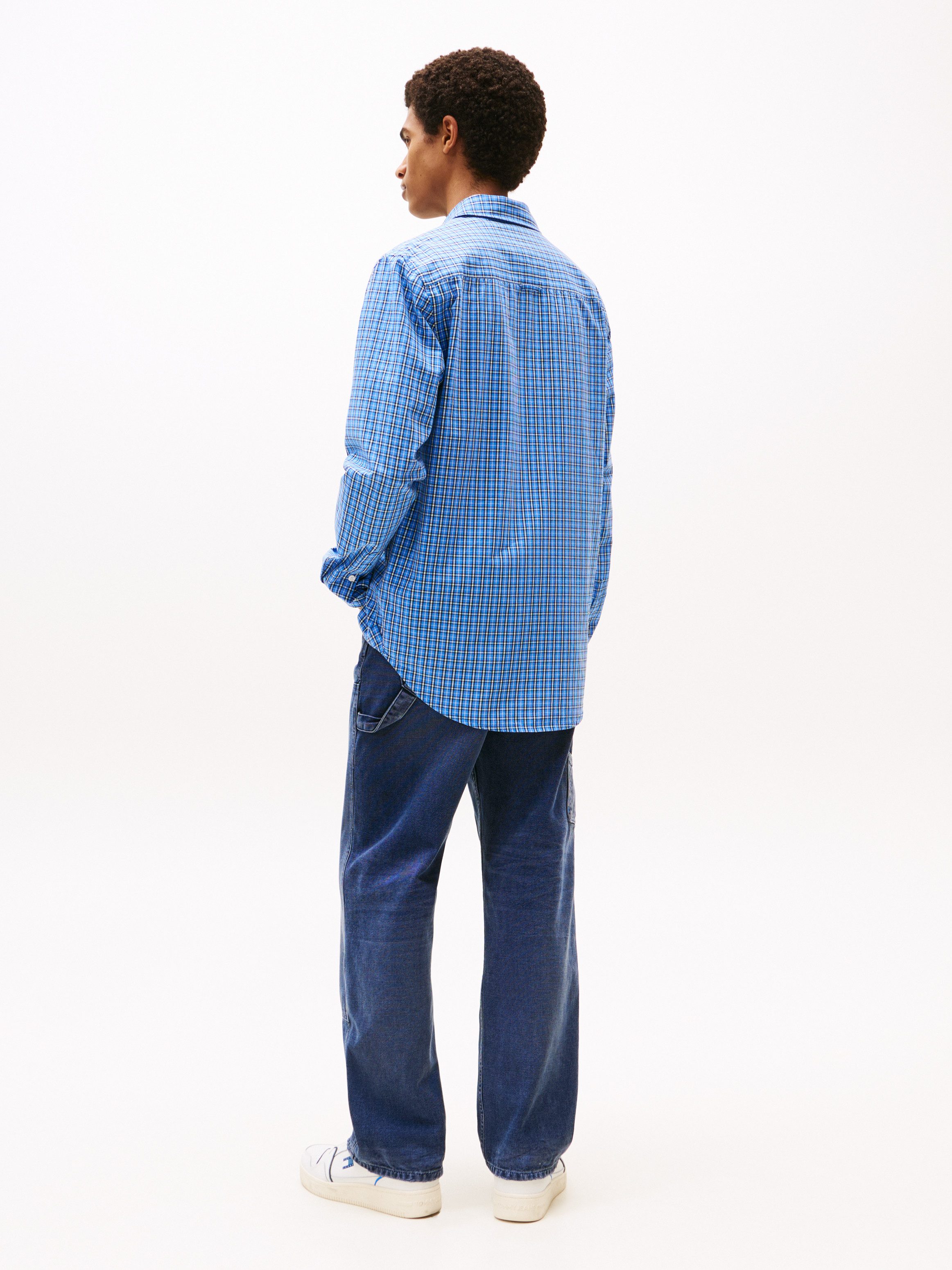 TOMMY JEANS Overhemd met lange mouwen TJM ESSNT POPLIN REG SHIRT EXT