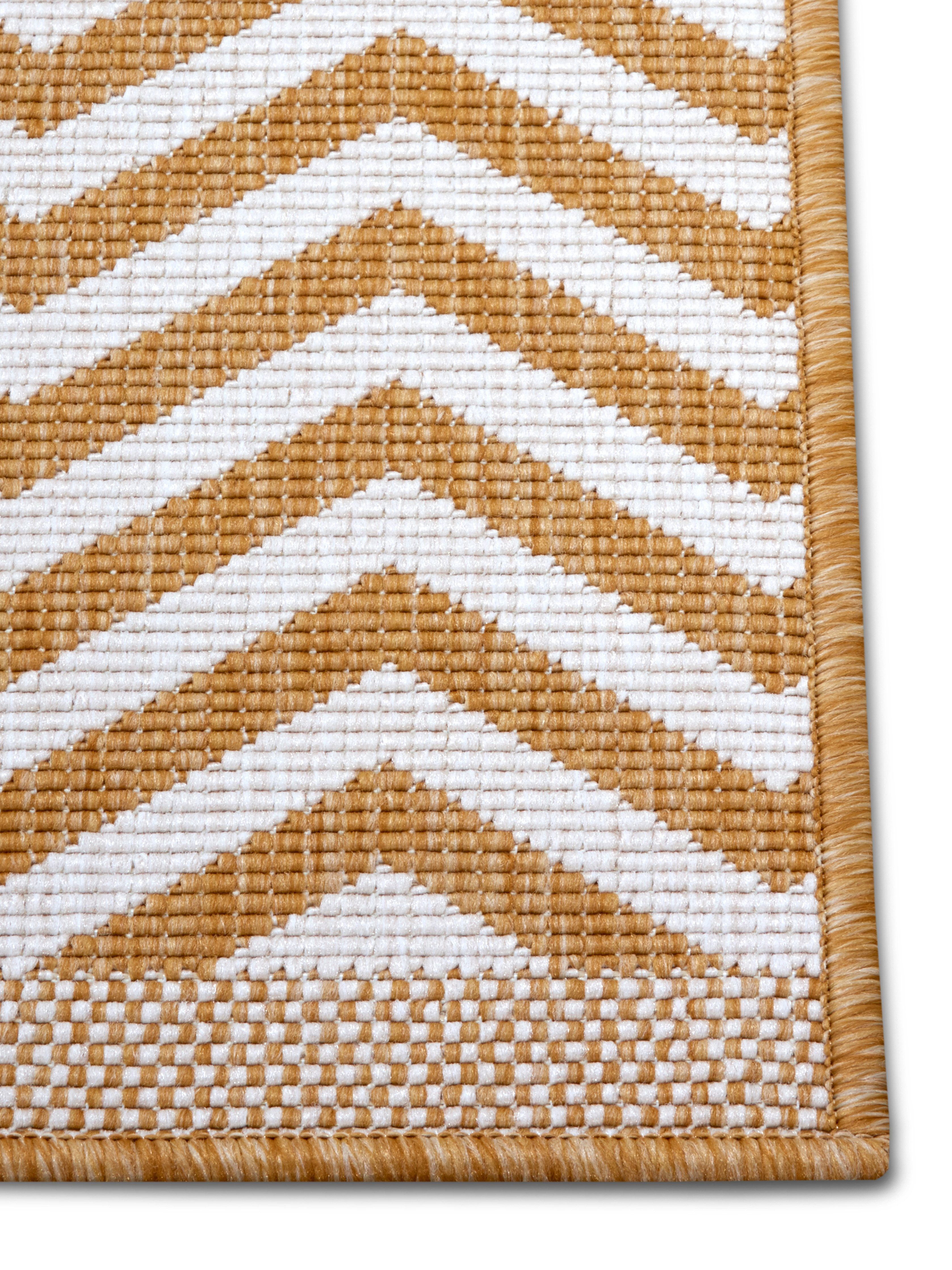NORTHRUGS Vloerkleed Palma tweezijdig te gebruiken kleed Binnen- en buitengebruik, weerbestendig, balkon, loper, woonkamer, waterbestendig