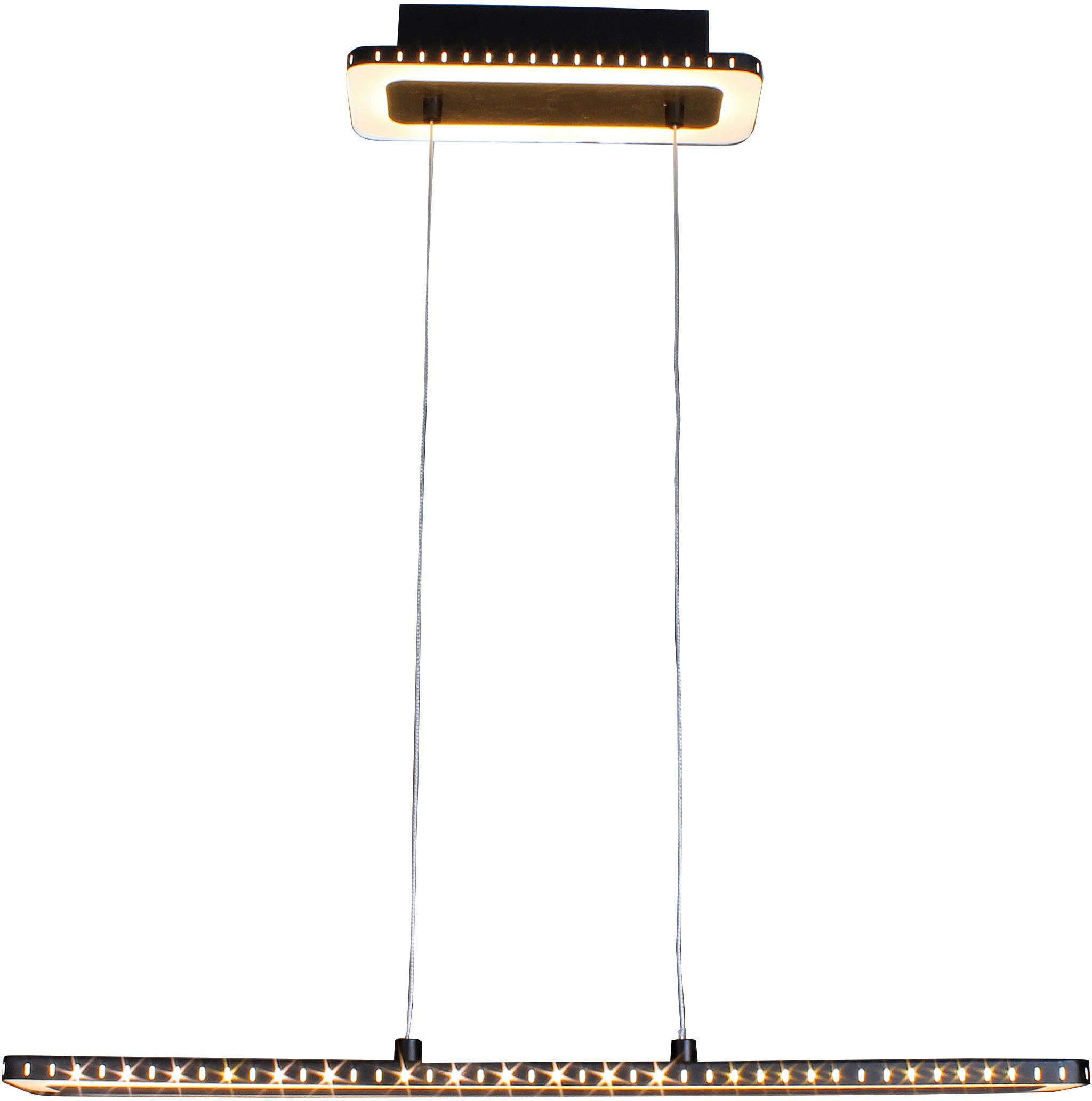 ECO-Light SOLARIS 9052 S GO LED-hanglamp 45 W Warmwit Goud, Zwart