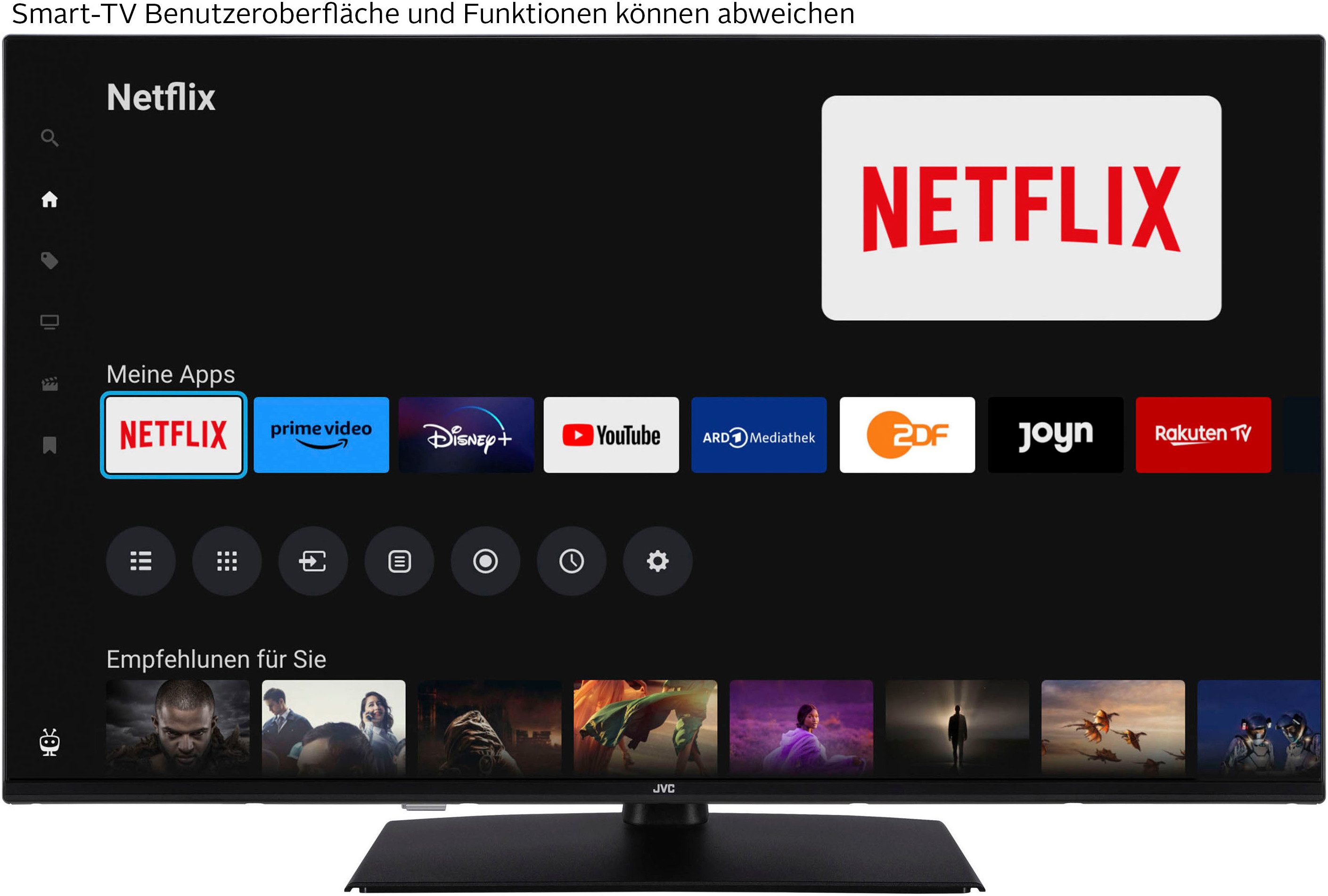 JVC Led-TV LT-43VF5355, 108 cm / 43", Full HD, Smart TV