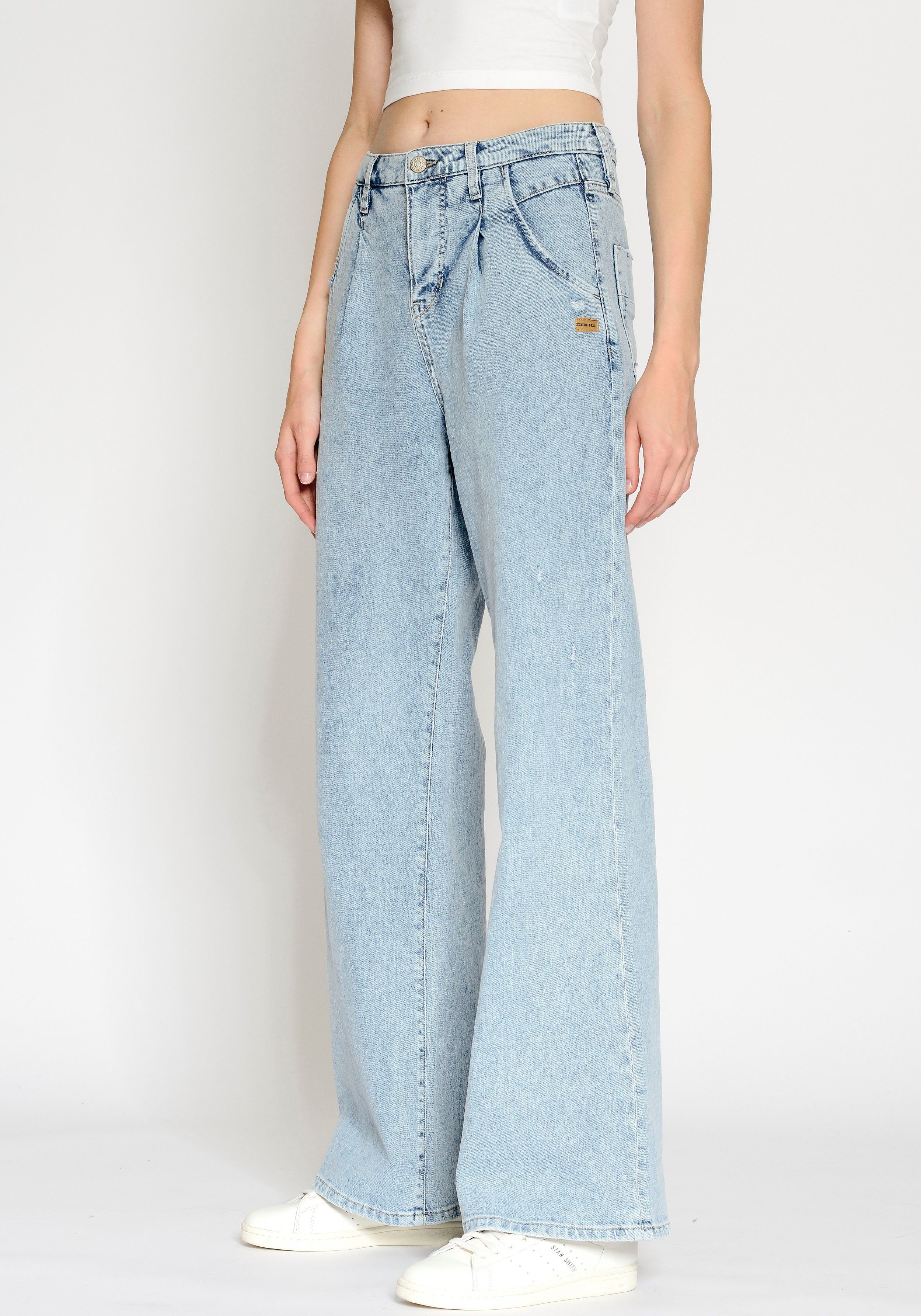 GANG Wijde jeans 94SILVIA dames wide leg jeans maat 32 blauw