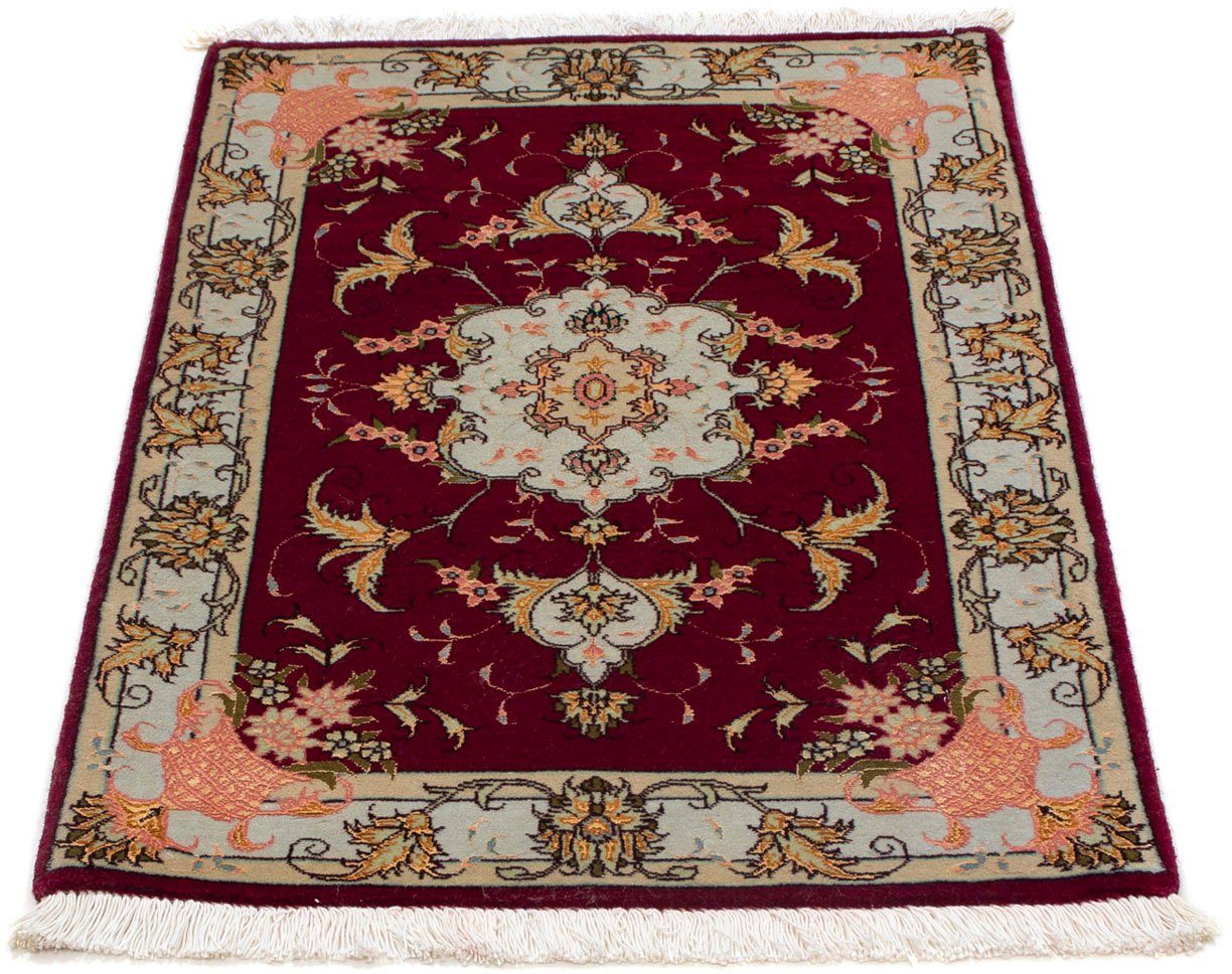 morgenland Wollen kleed Täbriz - 50 Raj Medaillon Blu scuro 90x 60 cm Handgeknoopt