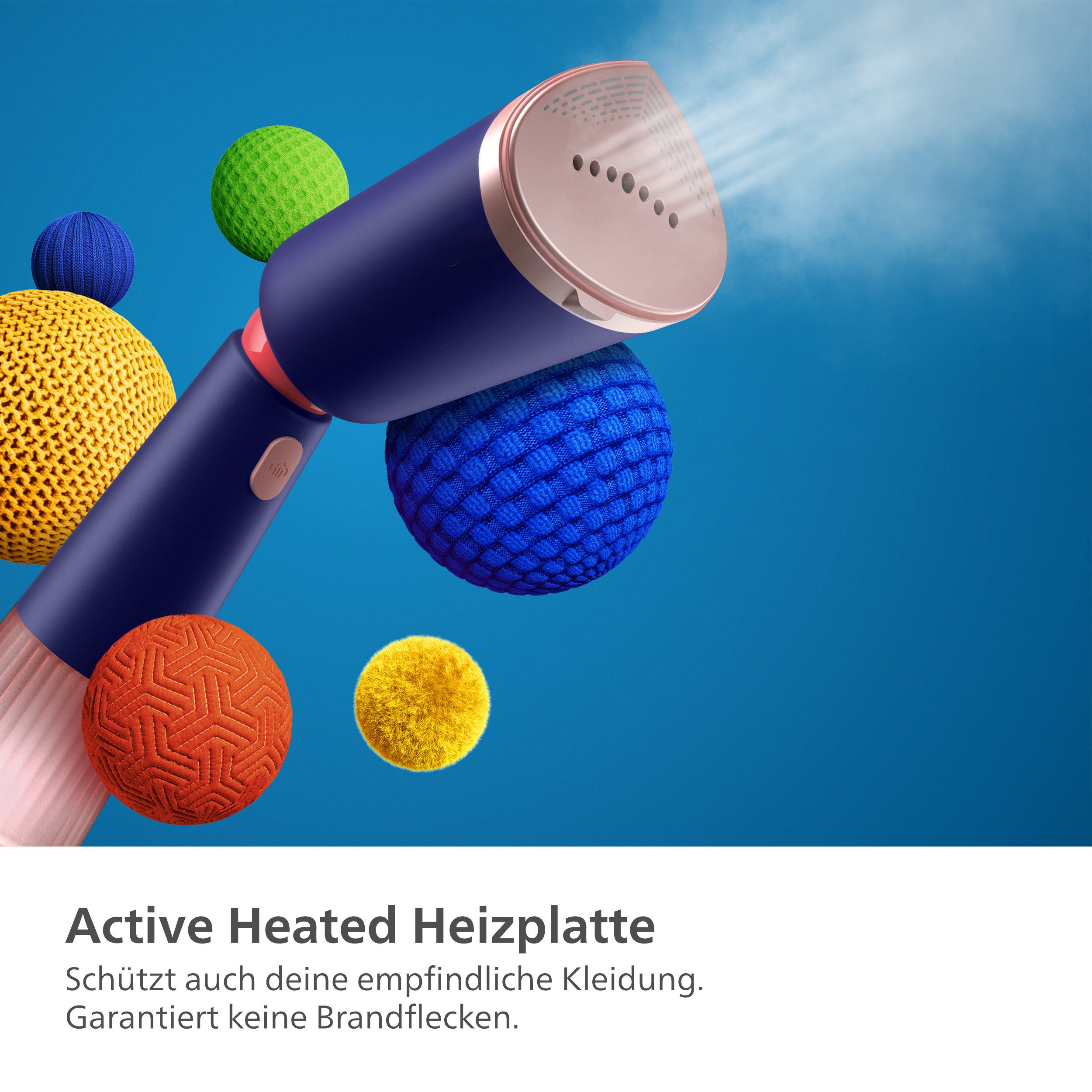 Philips Stoomborstel STH5030 "Styler", 120 ml en 200 ml Waterreservoir, Metalen Plaat