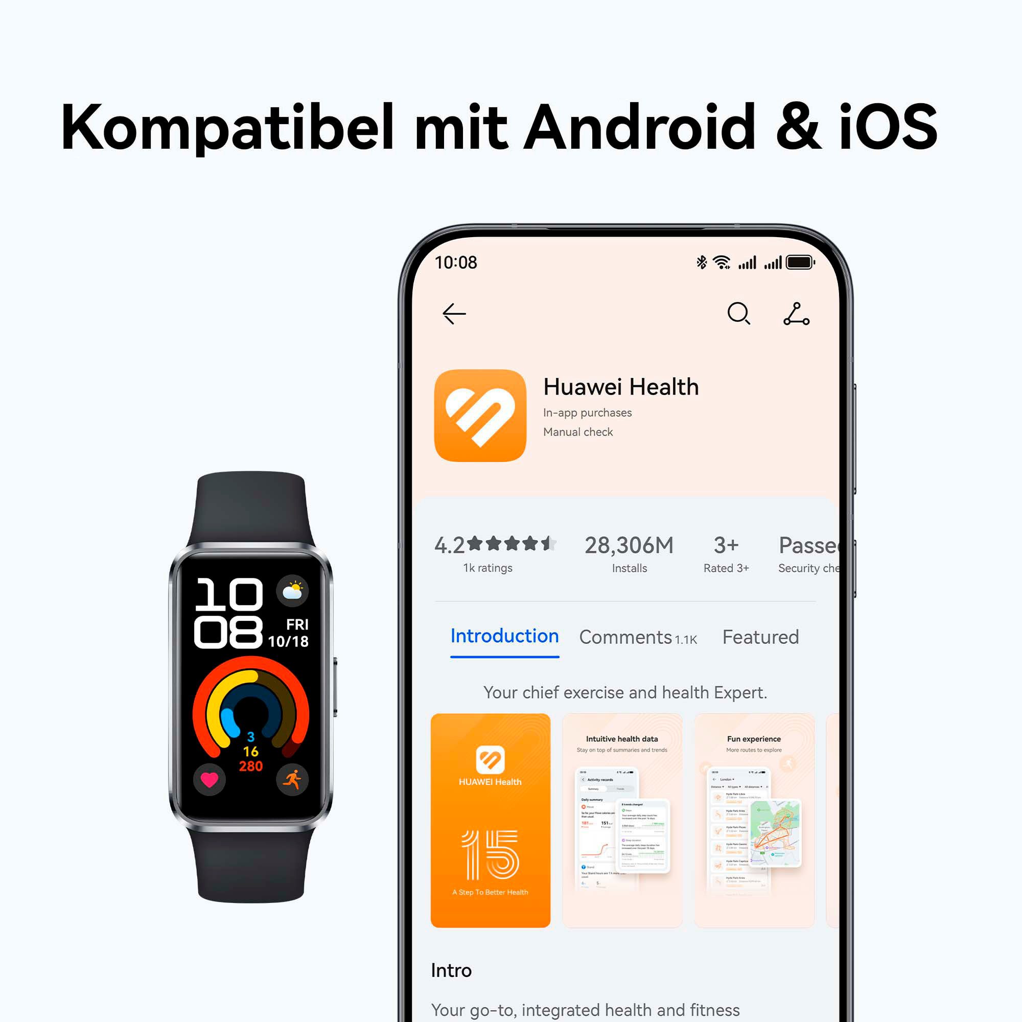 Huawei Fitness-tracker Band 10