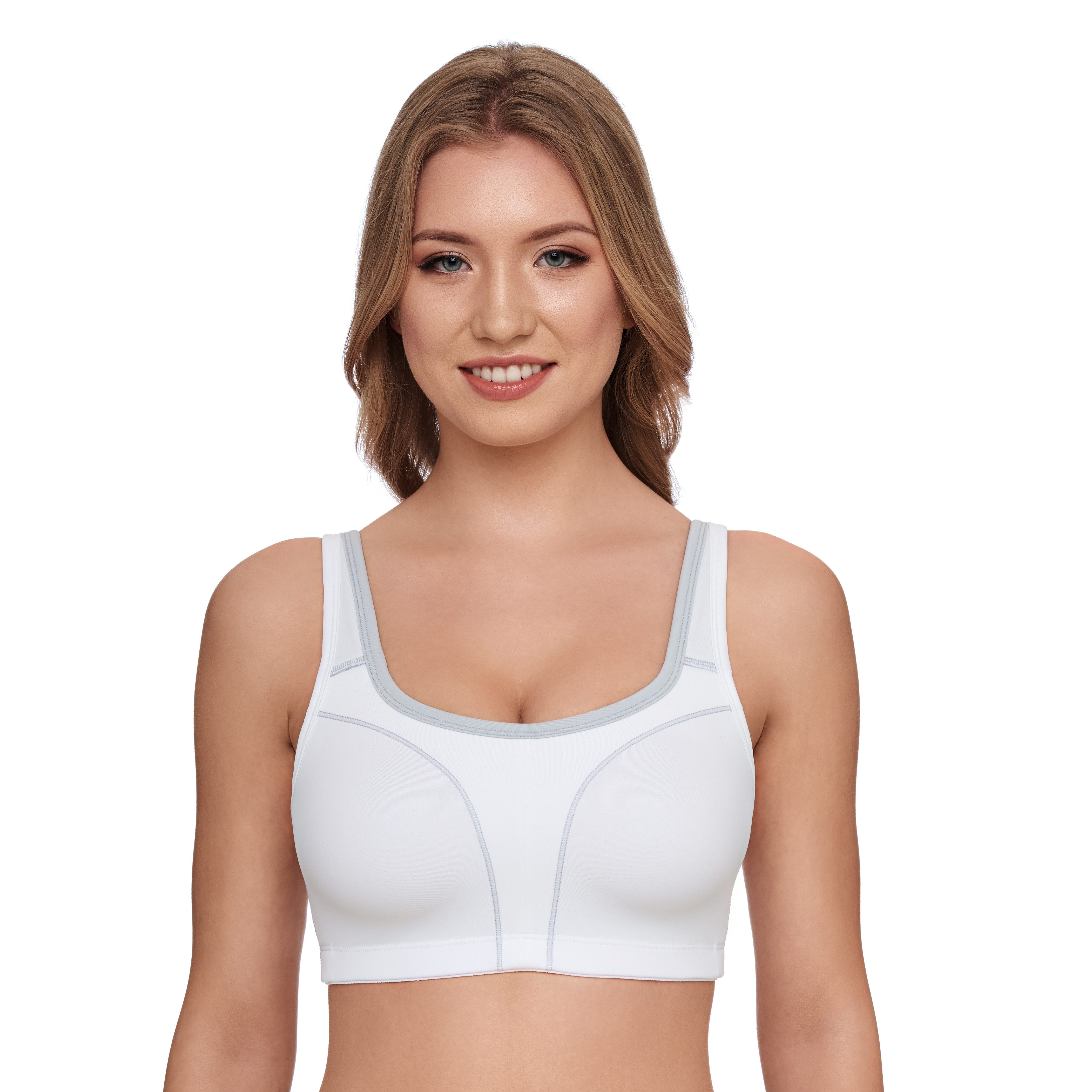 Susa Sport-bh met perfecte ondersteuning ook bij extreme belasting dames sport bh's maat 95 G wit