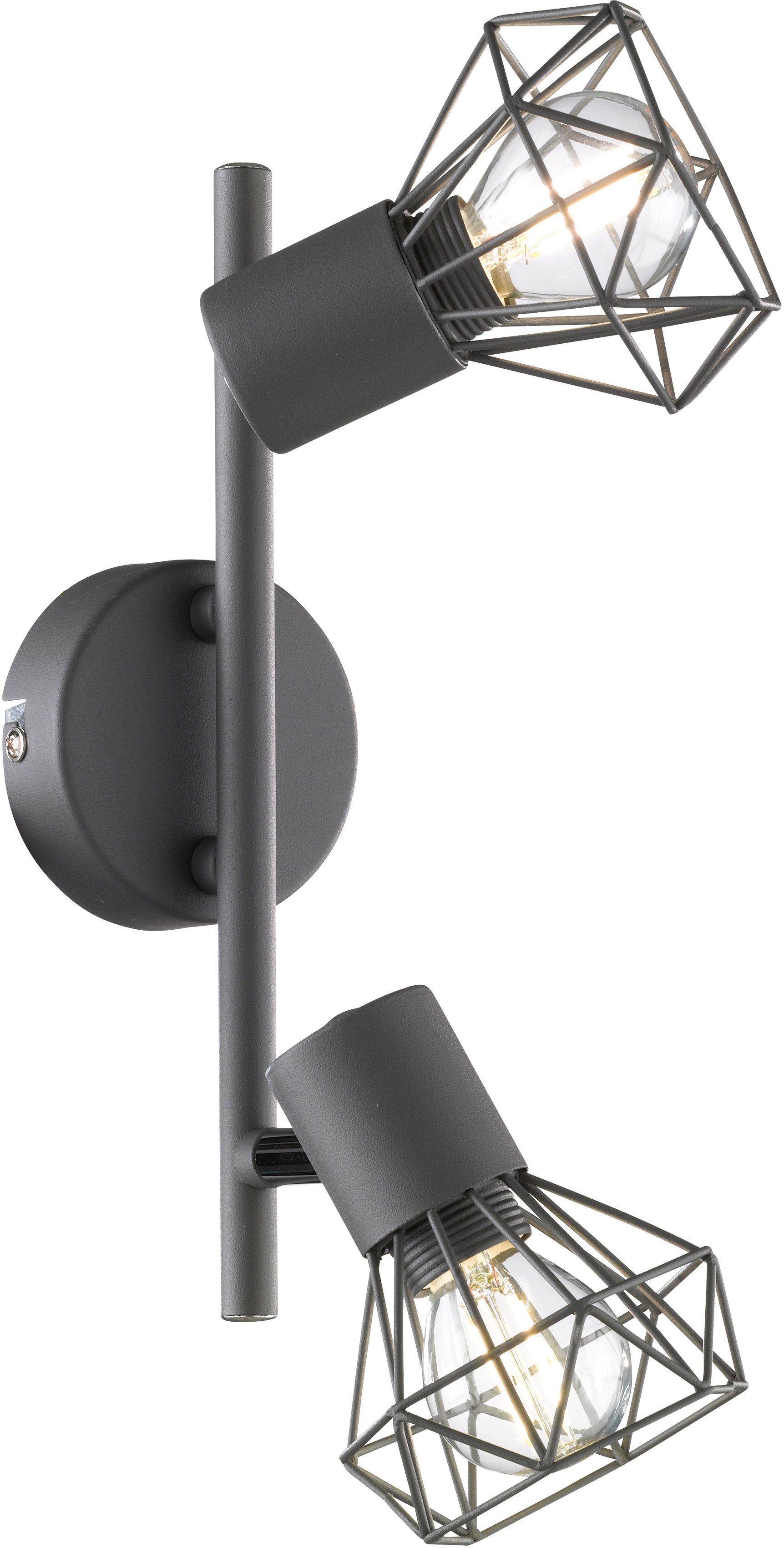 Honsel Leuchten Plafondlamp Ran plafondlampen grijs