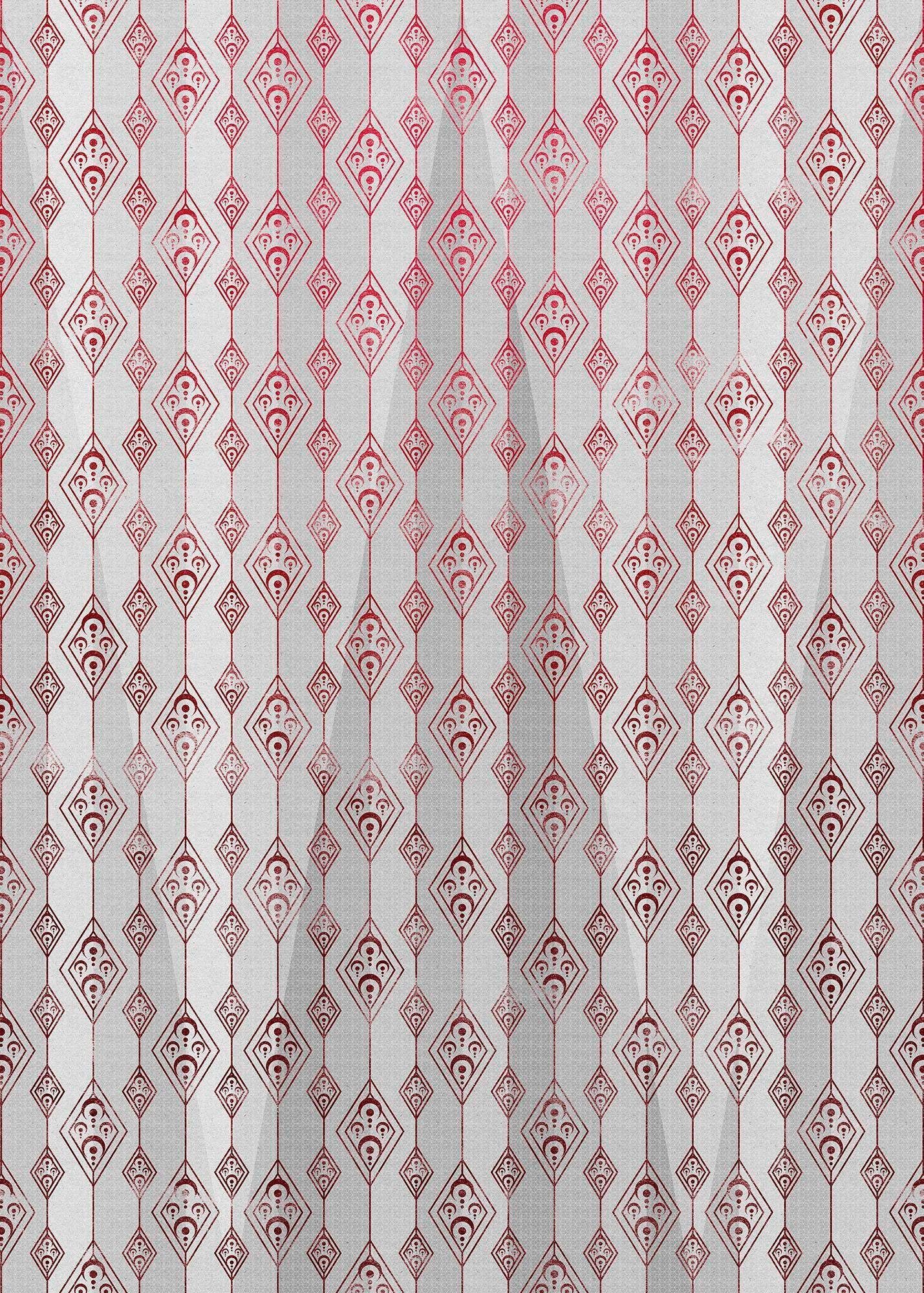 Komar Vliesbehang Digitale print vlies - Osiris - Afmeting 200 x 280 cm zelfklevend behang multicolor