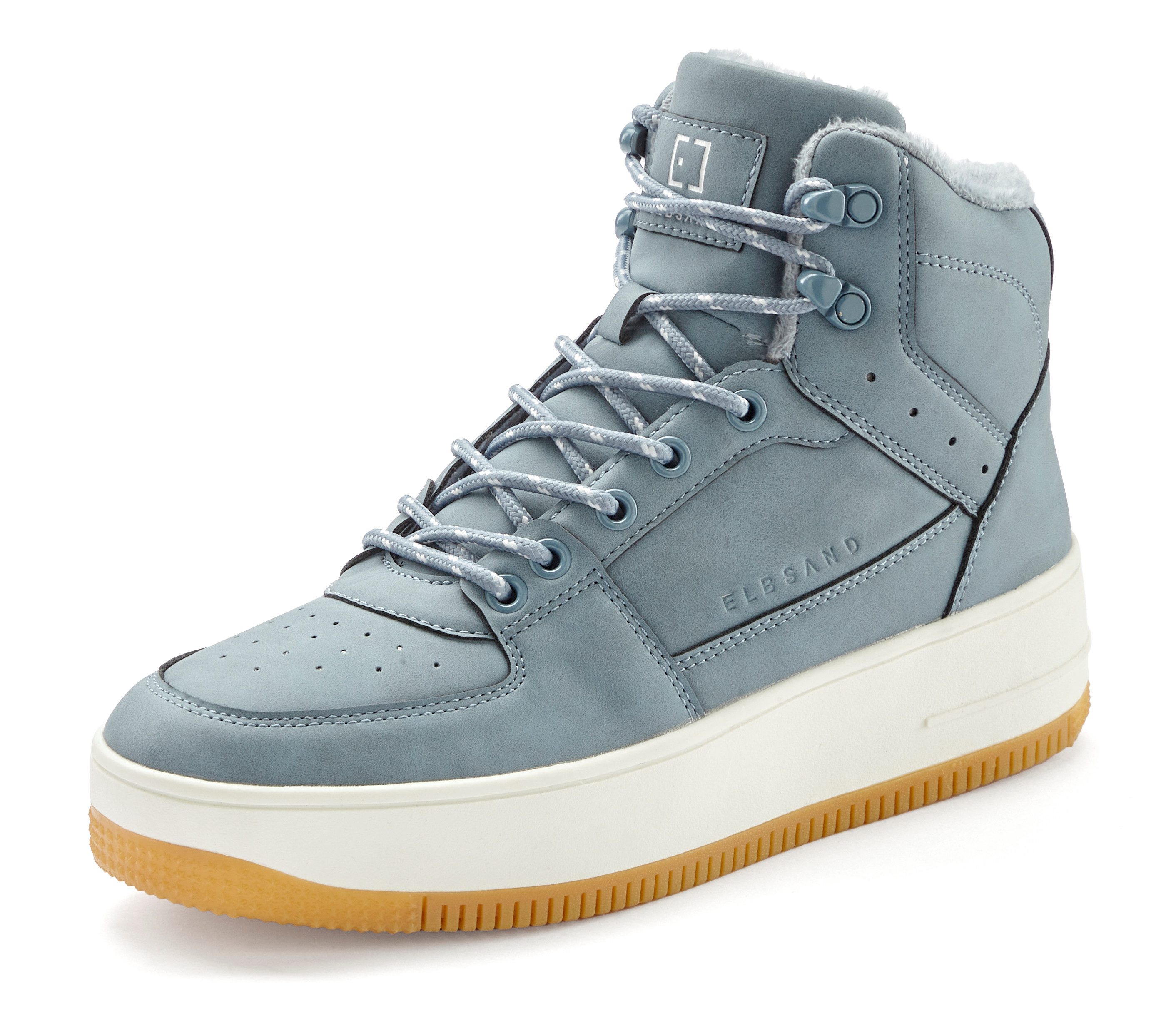 Elbsand Sneakers met knuffelig warm voering, vrijetijdsschoen, lage schoen, high top sneaker