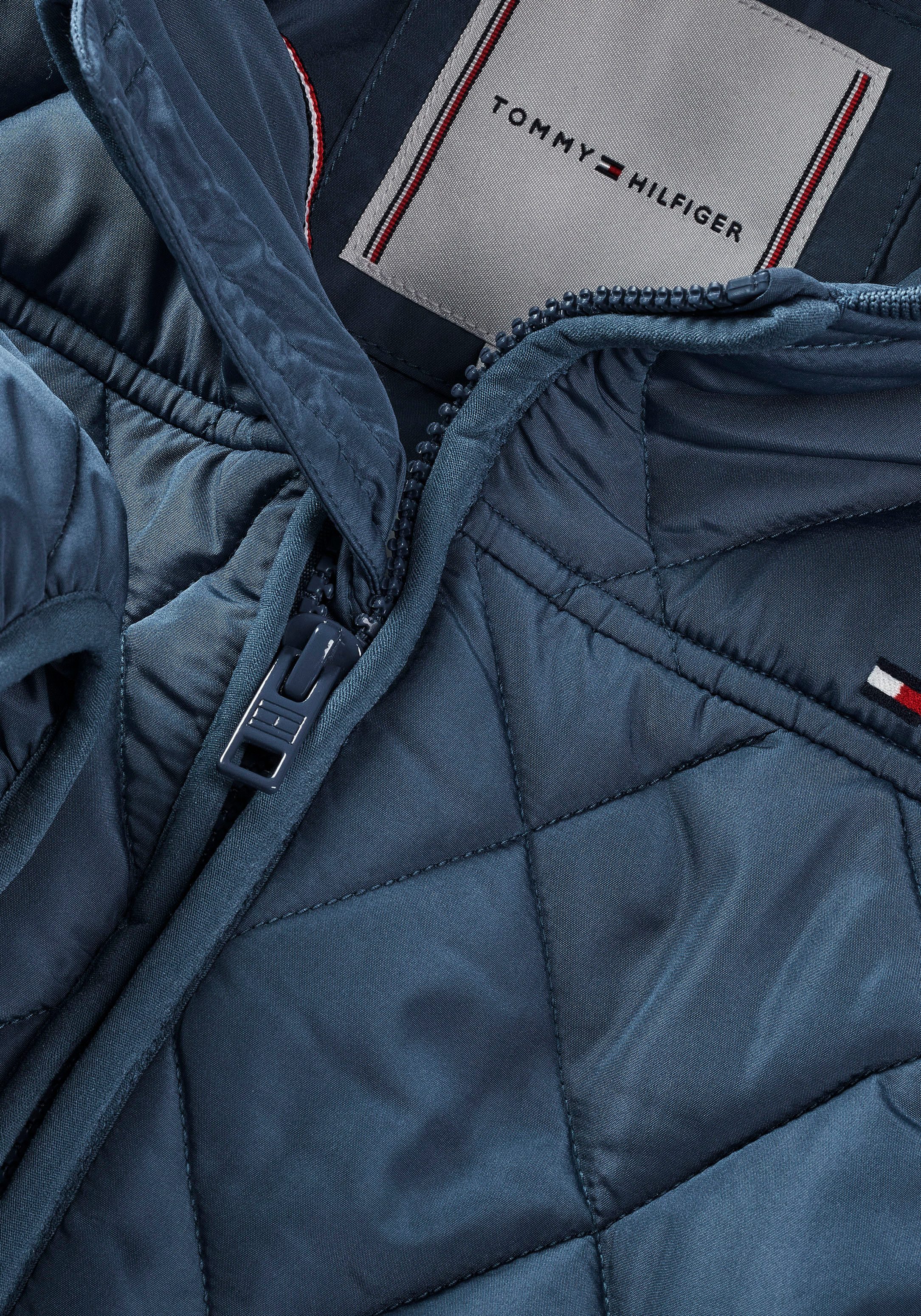 Tommy Hilfiger Outdoorjack LIGHT PADDED QUILTED JACKET Baby’s tot 2 jaar met logoborduurwerk
