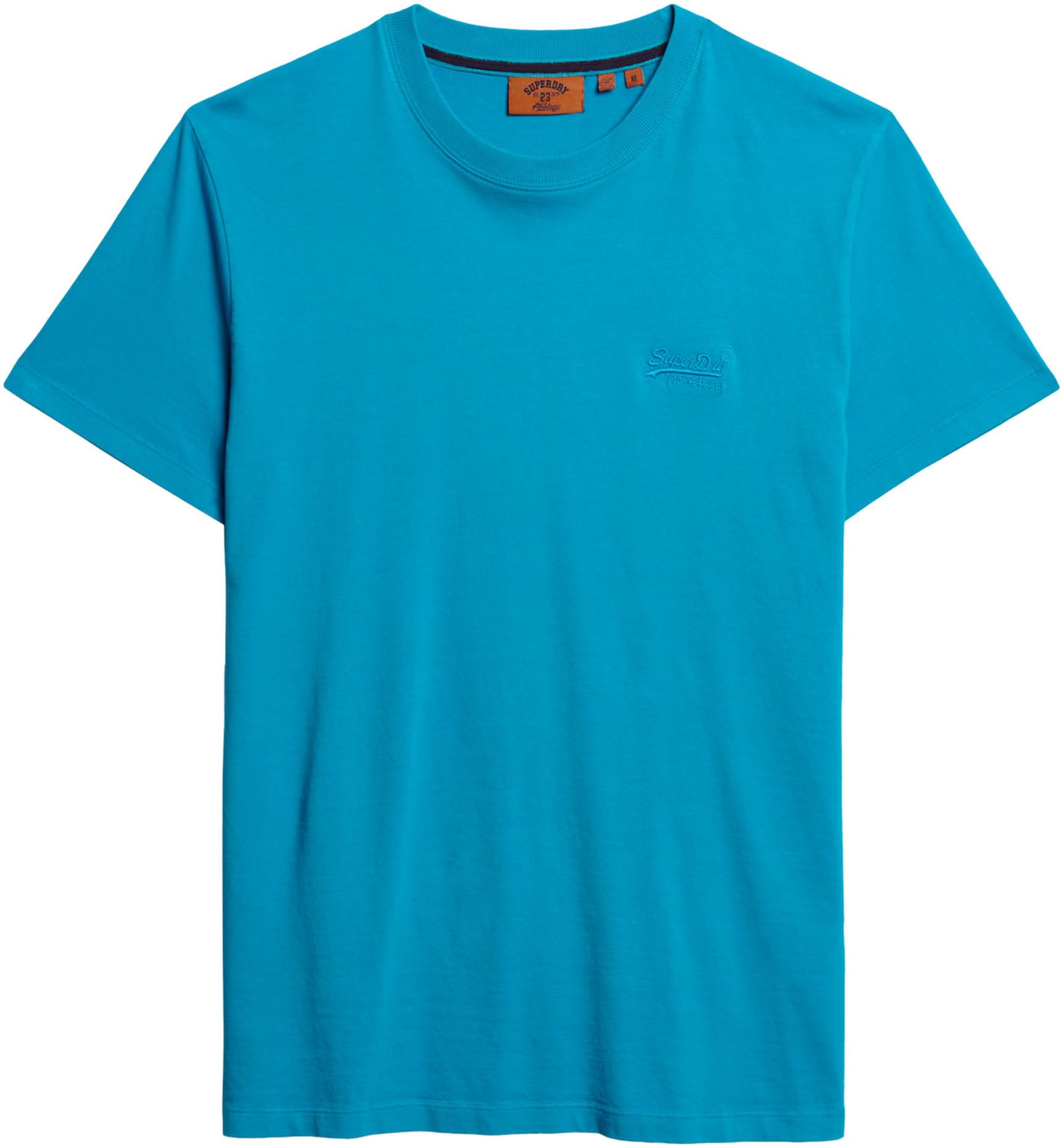 Superdry Shirt met ronde hals ESSENTIAL LOGO EMB NEON TEE