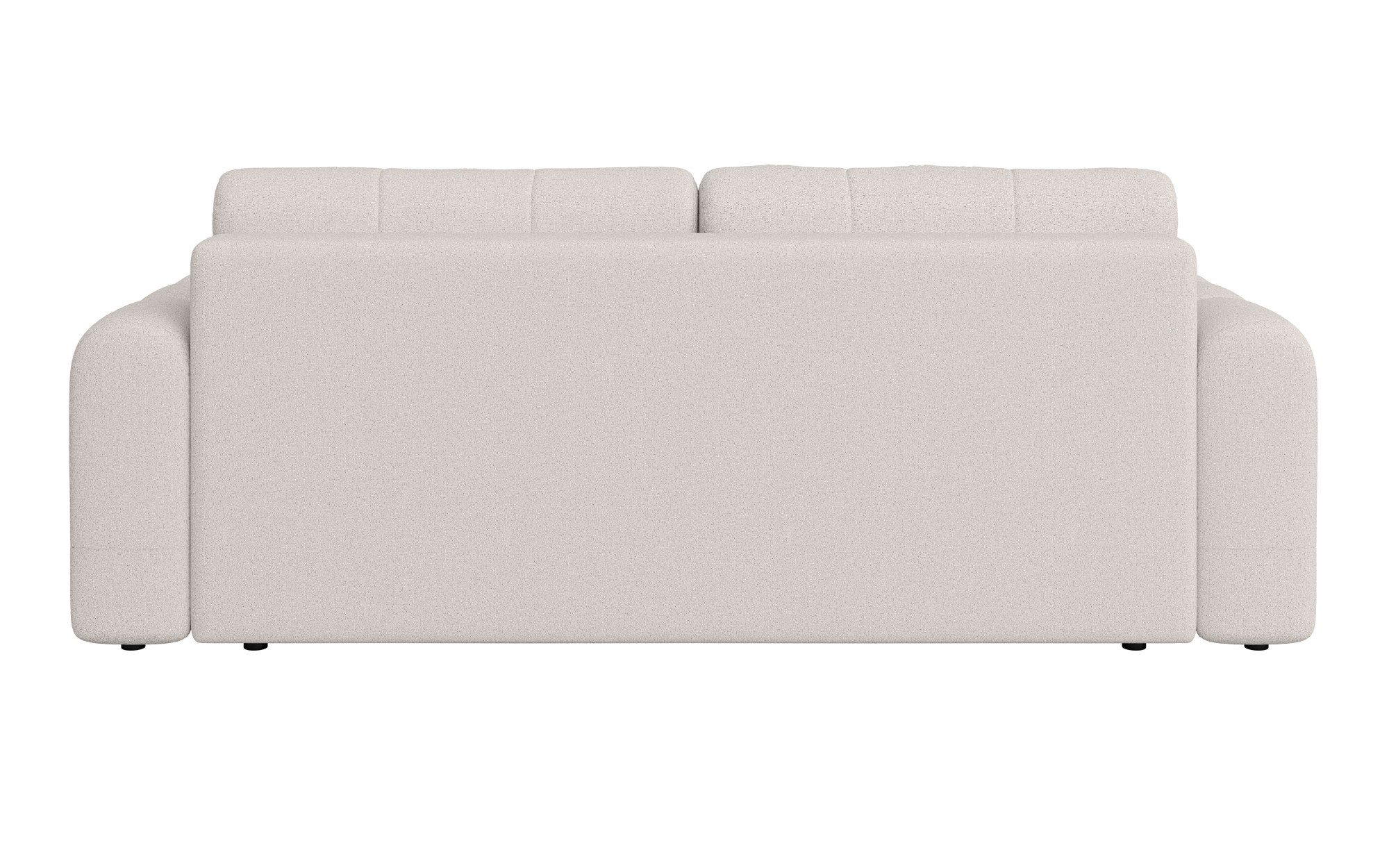 INOSIGN 3-zitsbank Manilla, optioneel met bedfunctie, B/D/H 265/117/91 cm met golfondersteuning, in verschillende materialen en kleuren