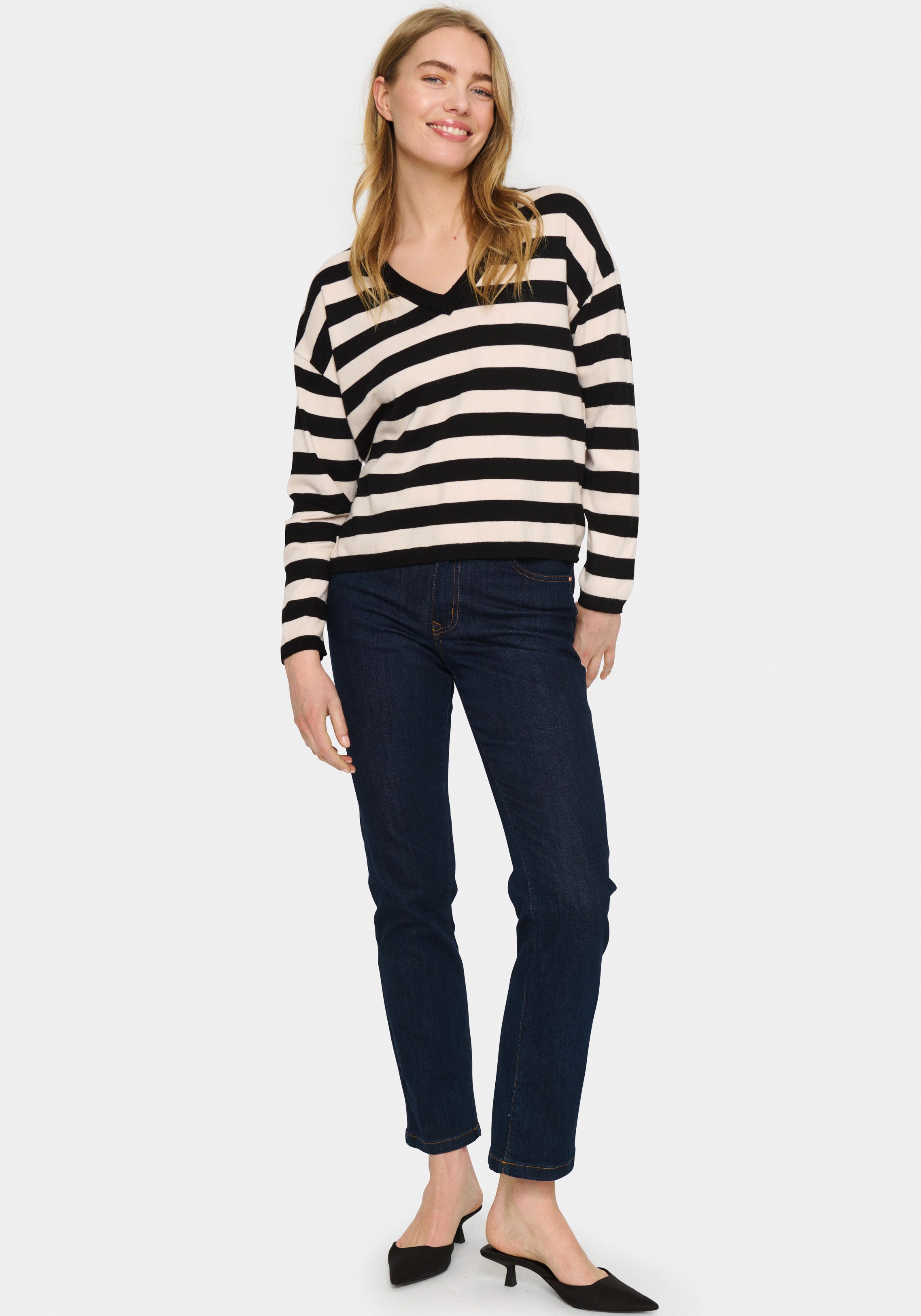 Saint Tropez Gebreide trui FikamSZ V-Neck