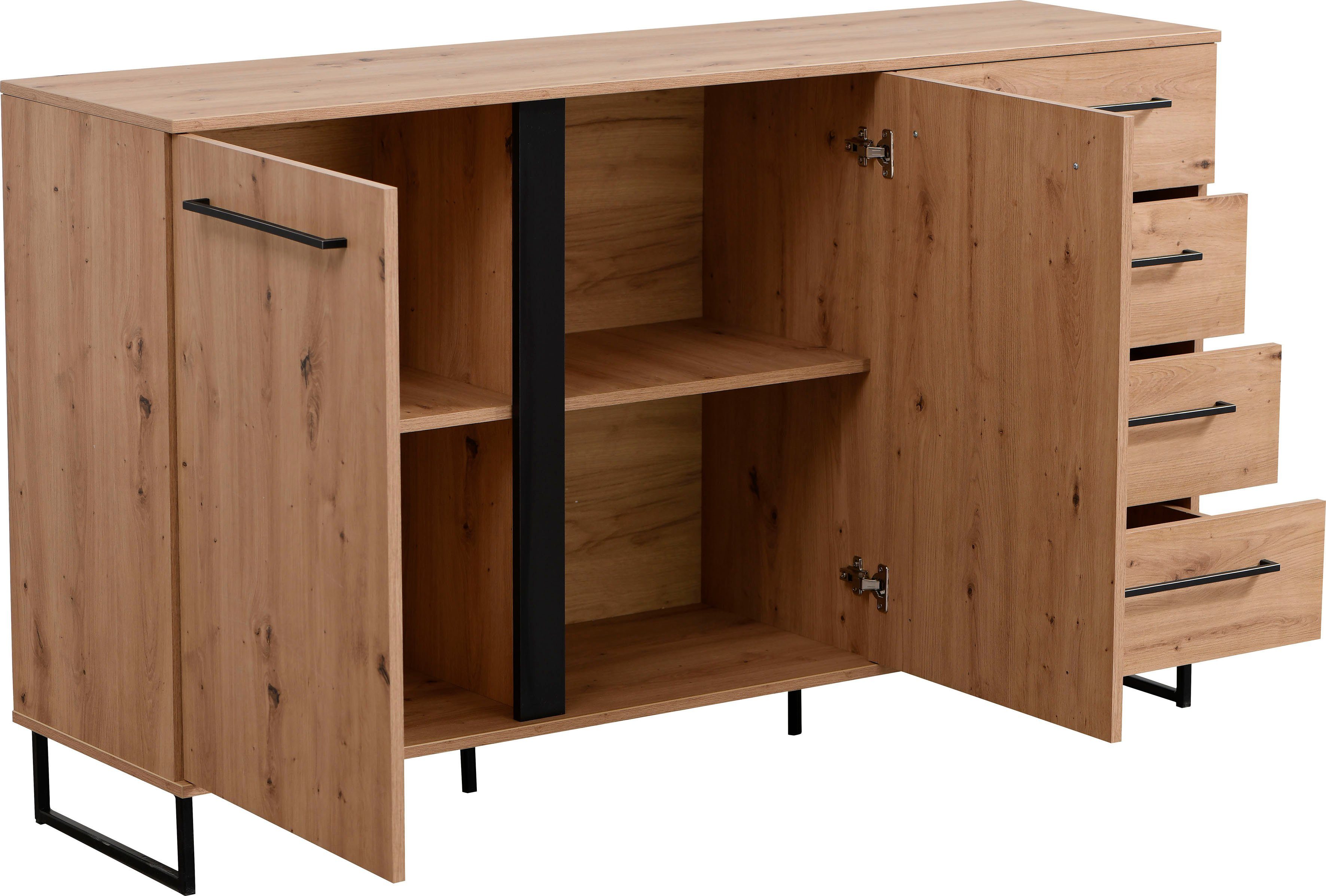 INOSIGN Dressoir SARDINIA Commode, Breedte ca. 159 cm
