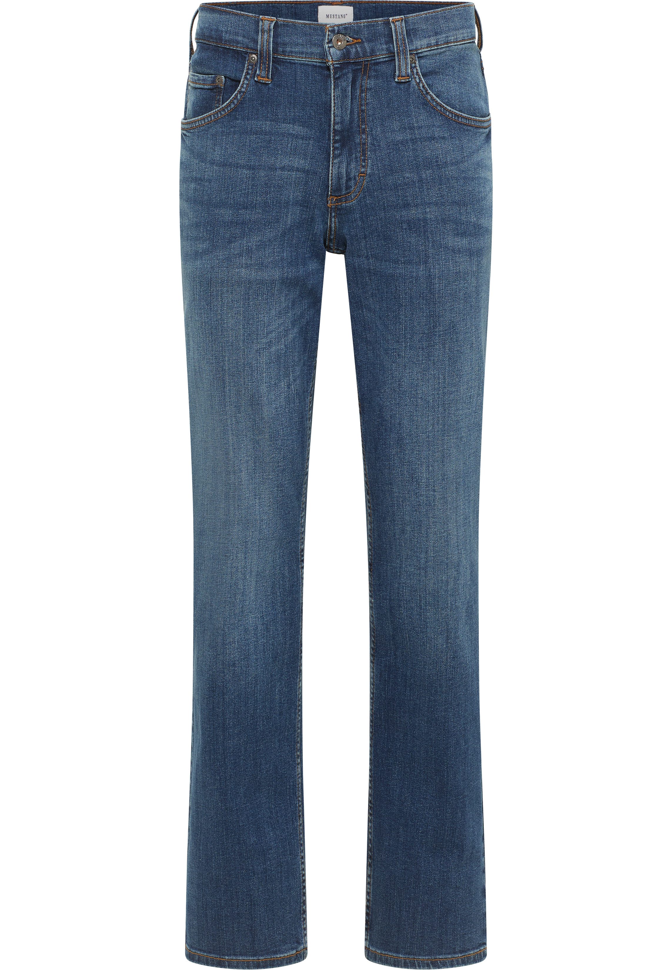 MUSTANG Straight jeans Style Big Sur Straight heren straight jeans maat 33 blauw