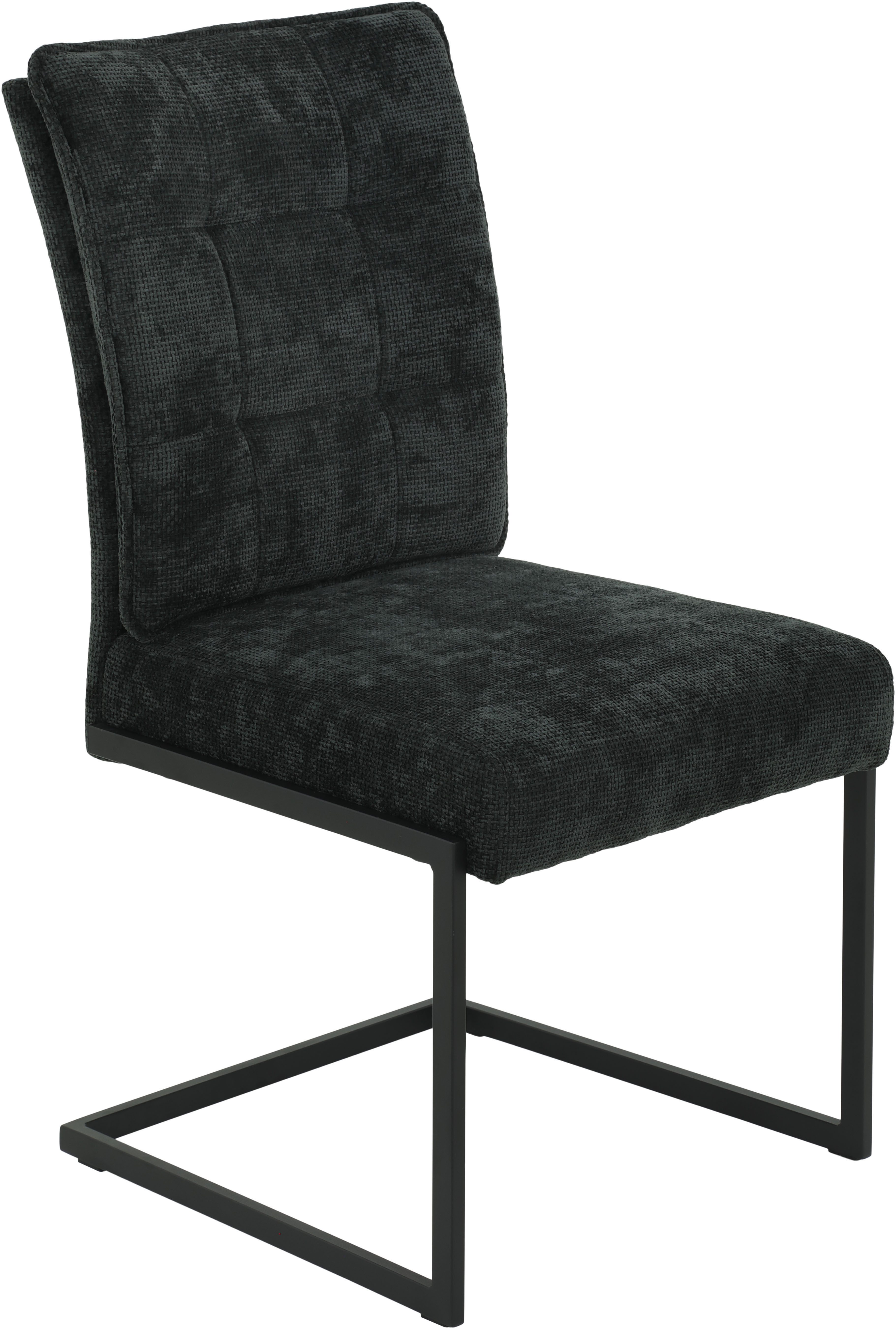 HELA Vrijdragende stoel OLIVIA eetkamerstoel XL-breedte, comfortzit, visco-elastisch schuim, greep rugleuning, met kussen (set, 2 stuks)