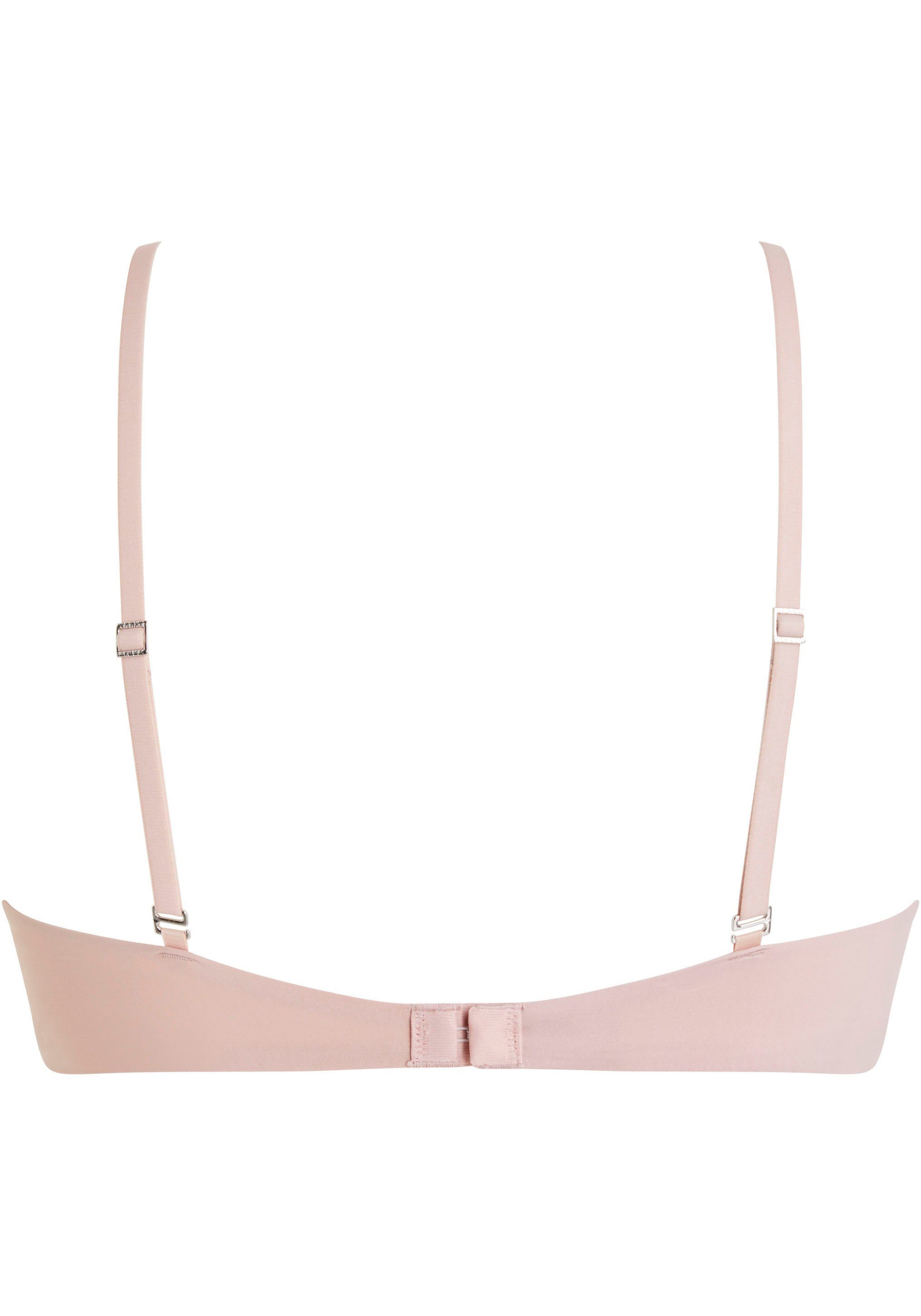 Calvin Klein Beugelloze-bh LIGHTLY LINED DEMI met verstelbare schouderbanden