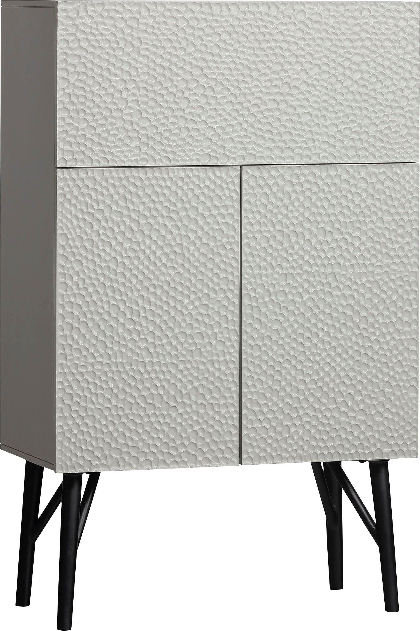 WOOOD Barmeubel Carve met grafische patronen, breedte 90 cm