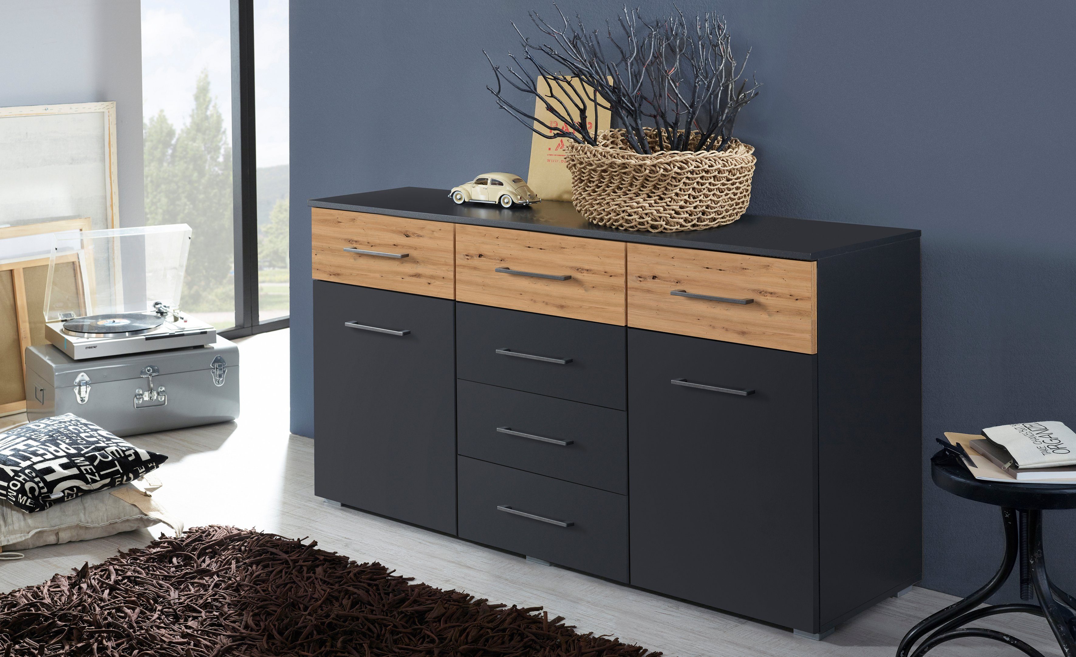 rauch Kast met laden en deuren Boston-extra Breedte 140 cm
