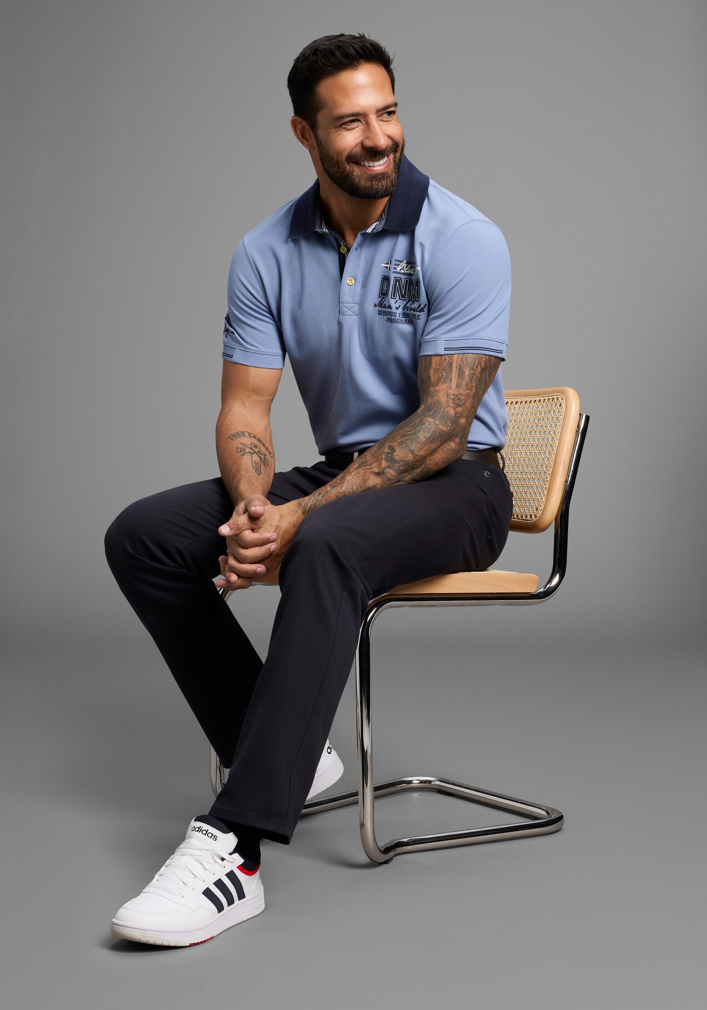 Man's World Five-pocketsbroek Stretchbroek met een elastische band