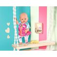 baby born poppenkleding vrijetijdspak pink, 43 cm met kleerhanger multicolor