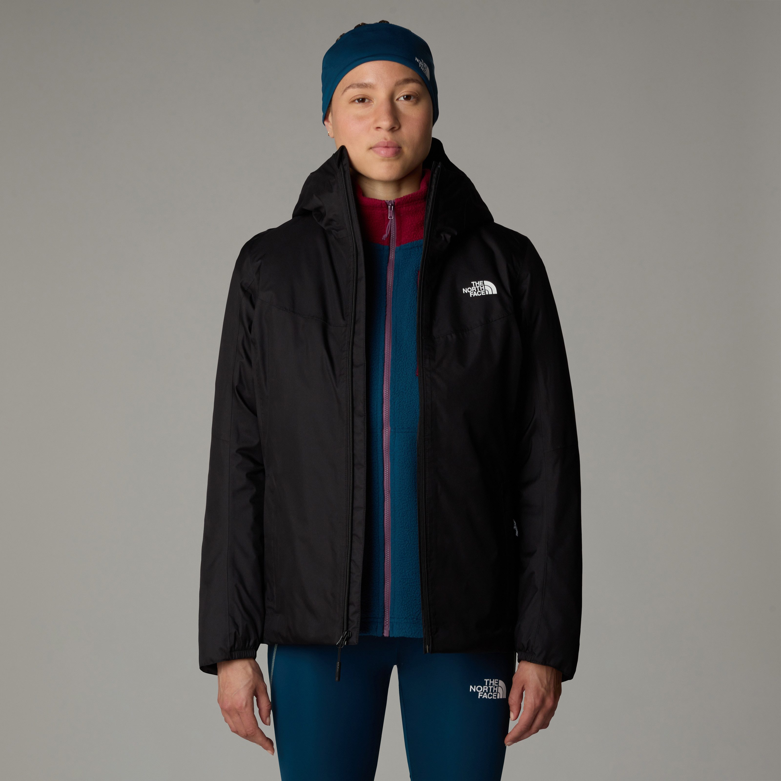 The North Face Functioneel jack W QUEST INSULATED JACKET Winterjack met logo-opdruk