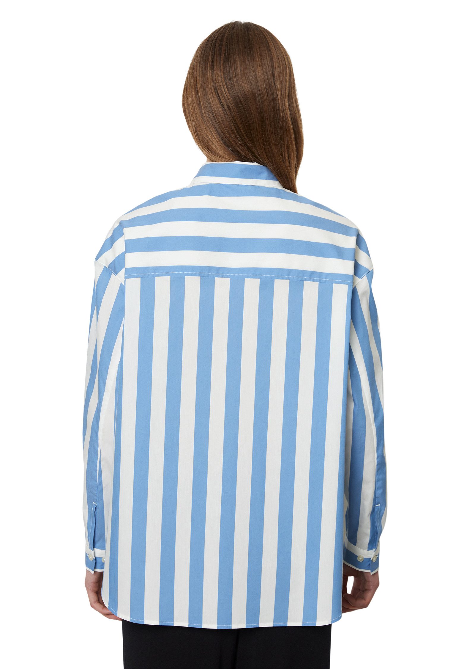 Marc O'Polo Blouse met lange mouwen met verborgen knoopsluiting modetrend voor de lente