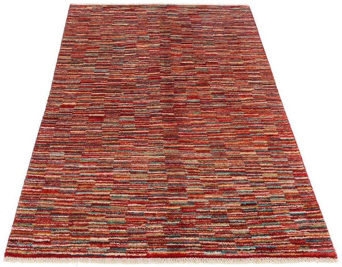morgenland Wollen kleed Strepen Multicolore 170 x 111 cm Handgeknoopt