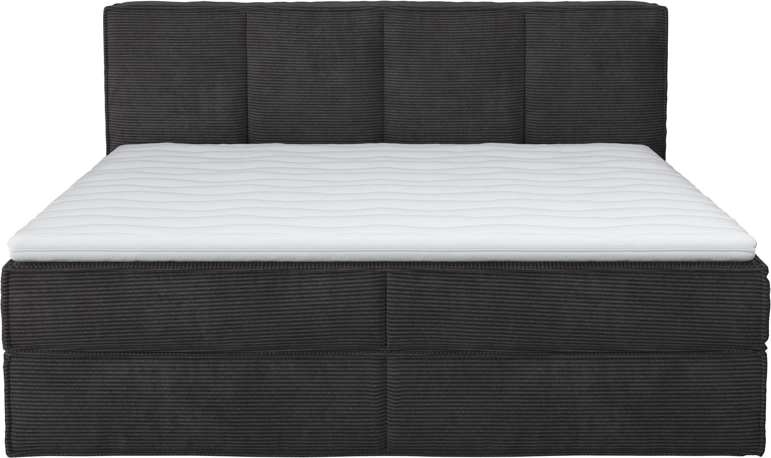 Home affaire Boxspring Milano Boxbed incl. topmatras, 2 matrassen, hardheden H2, H3 en H4 naar keuze
