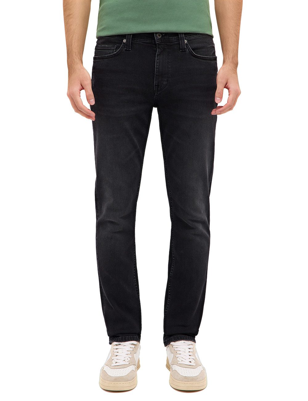 MUSTANG Slim fit jeans Heren stijl Vegas slim heren jeans maat 33 zwart