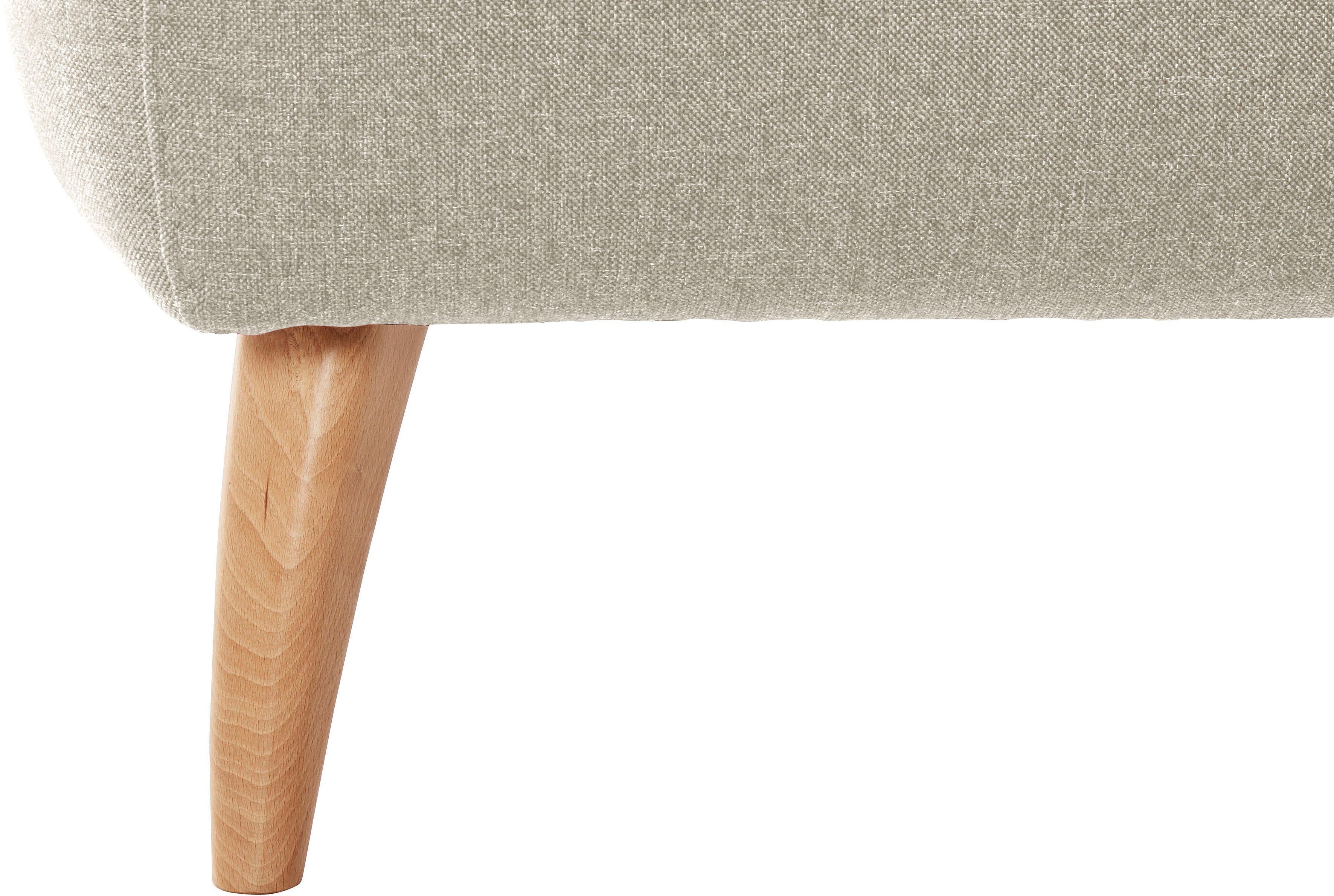 Home affaire Hocker Baggio met houten voetjes
