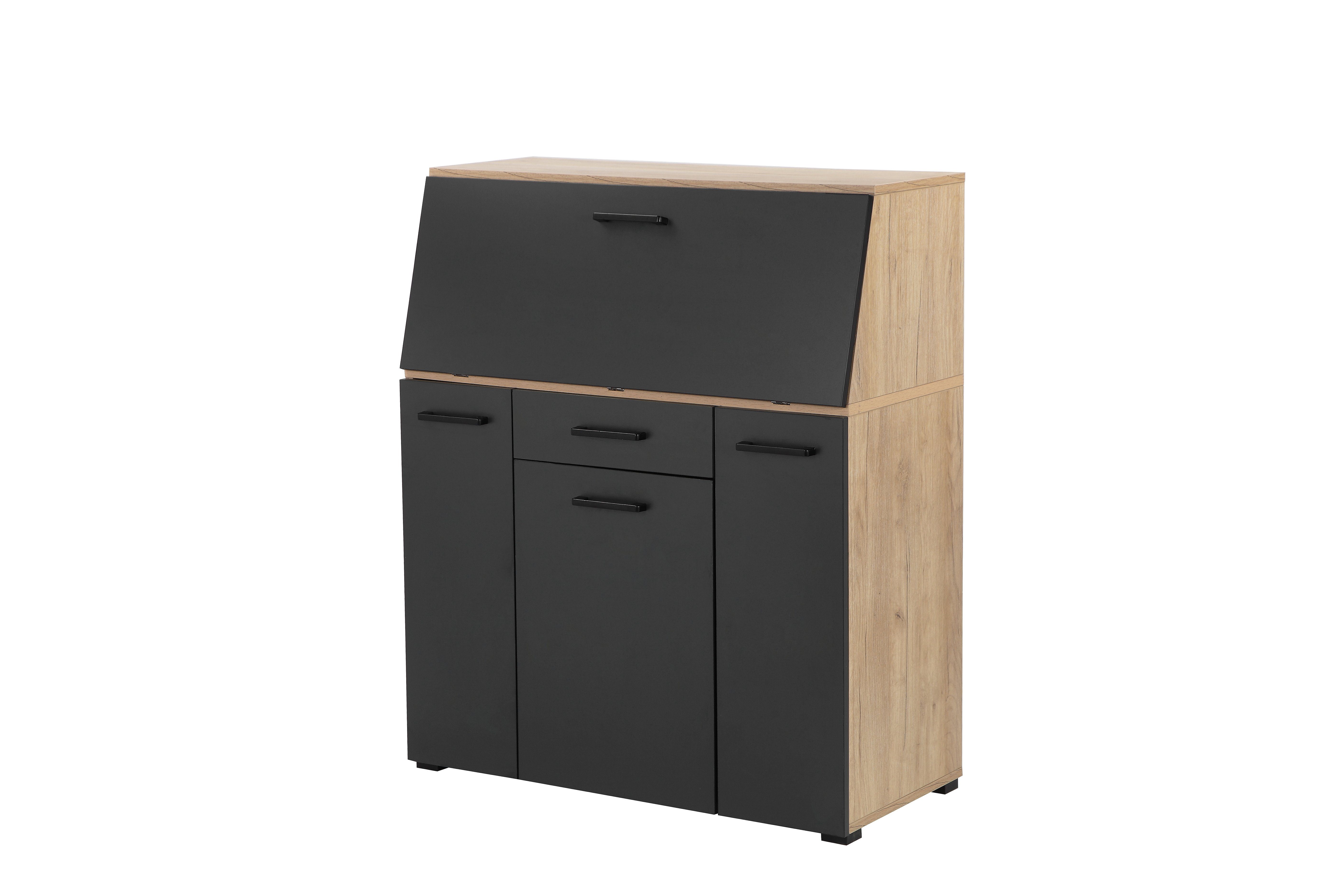 Places of Style Secretaire Moid veel opbergmogelijkheden, compact & modern ontwerp, breedte 88,5 cm