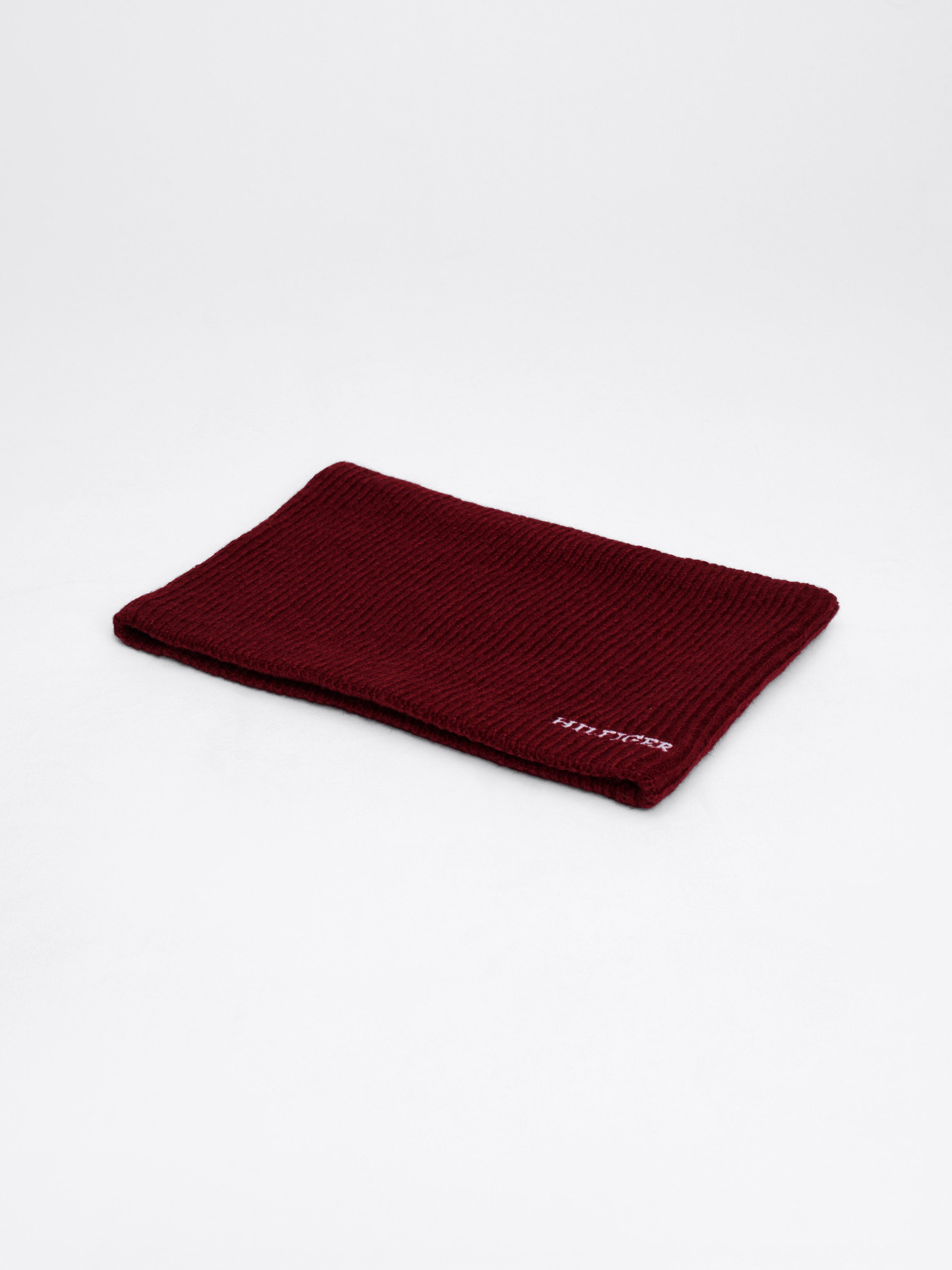 Tommy Hilfiger Gebreide sjaal MONOTYPE SNOOD met geborduurd logo-opschrift