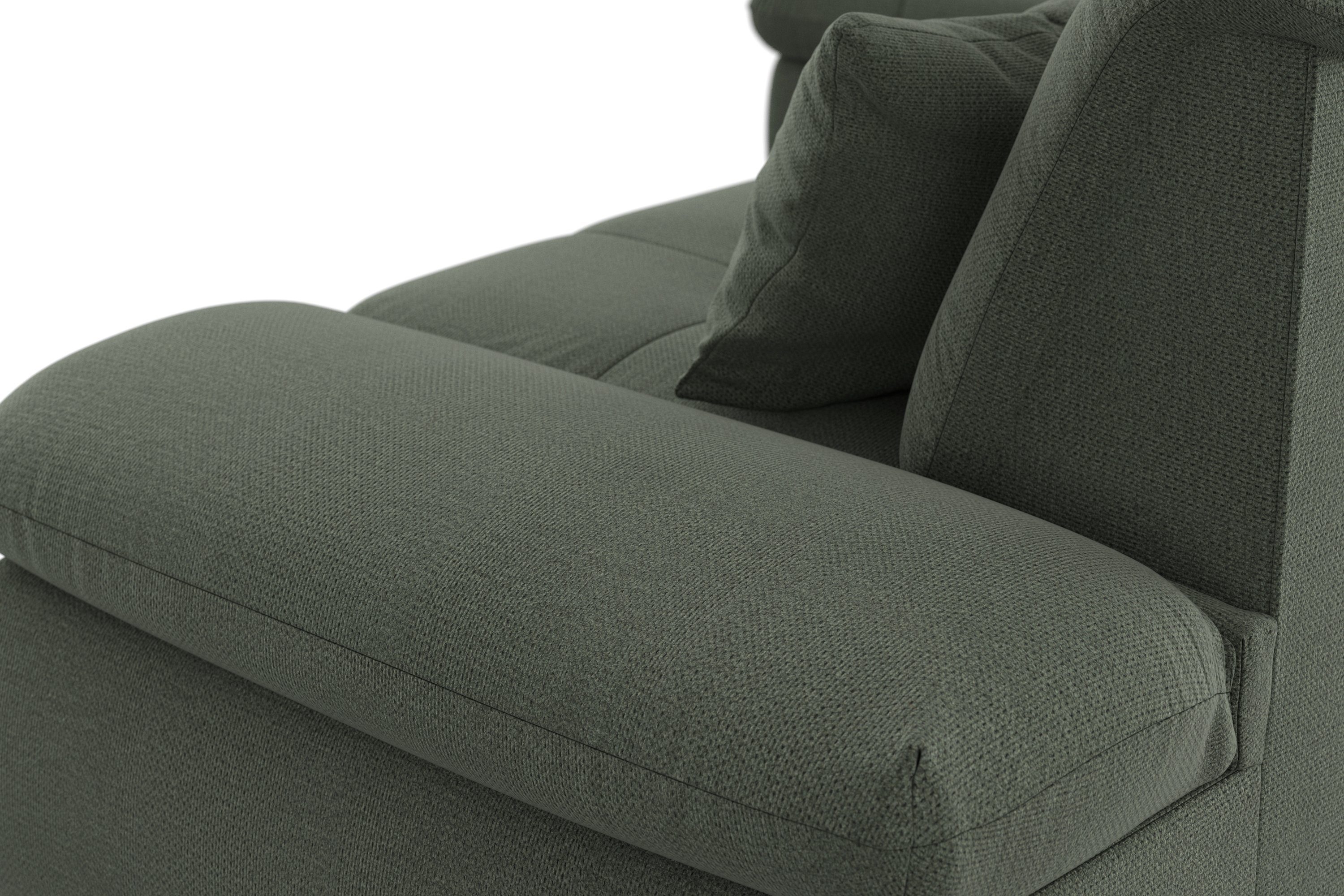 DOMO collection Hoekbank Moric bxdxh 300x172x80 cm, ook in cord, L-model XXL-formaat, optioneel ook met slaapbank functie en verstelling armleuning,