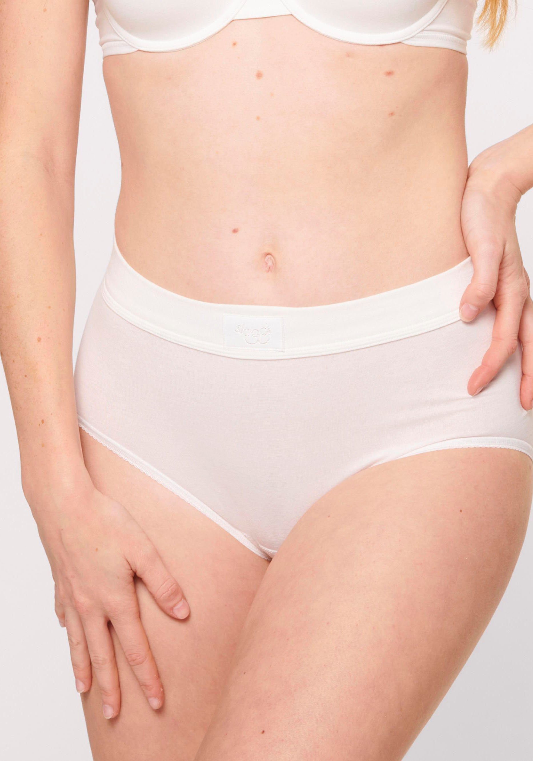 Sloggi Slip Double Comfort Maxi 2P dubbelzijdige tailleband (2 stuks, Set van 2)