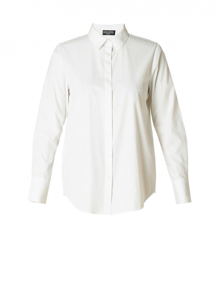 Base Level Curvy Overhemdblouse in grote maten