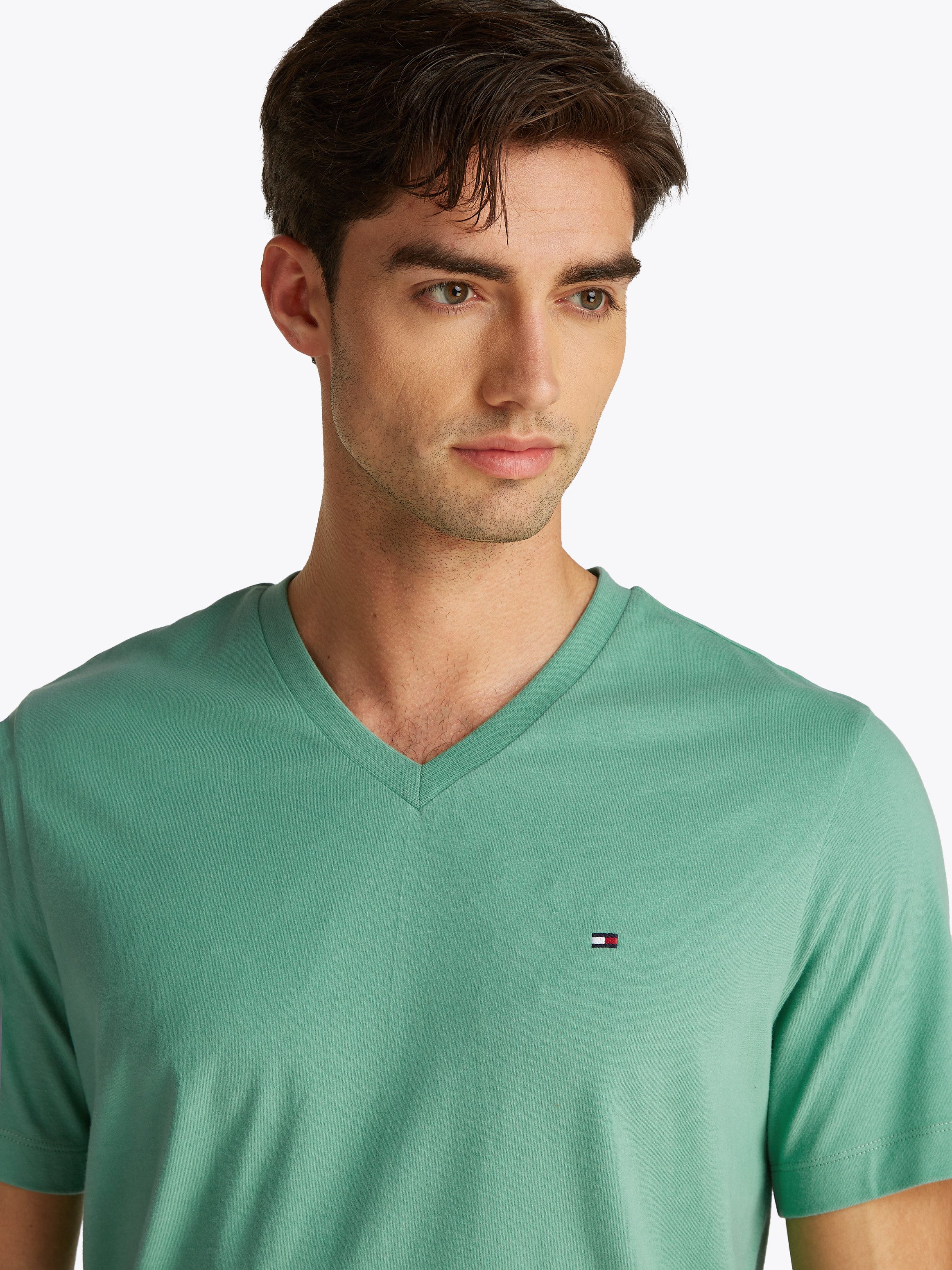 Tommy Hilfiger Shirt met V-hals ESSENTIAL V-NECK TEE