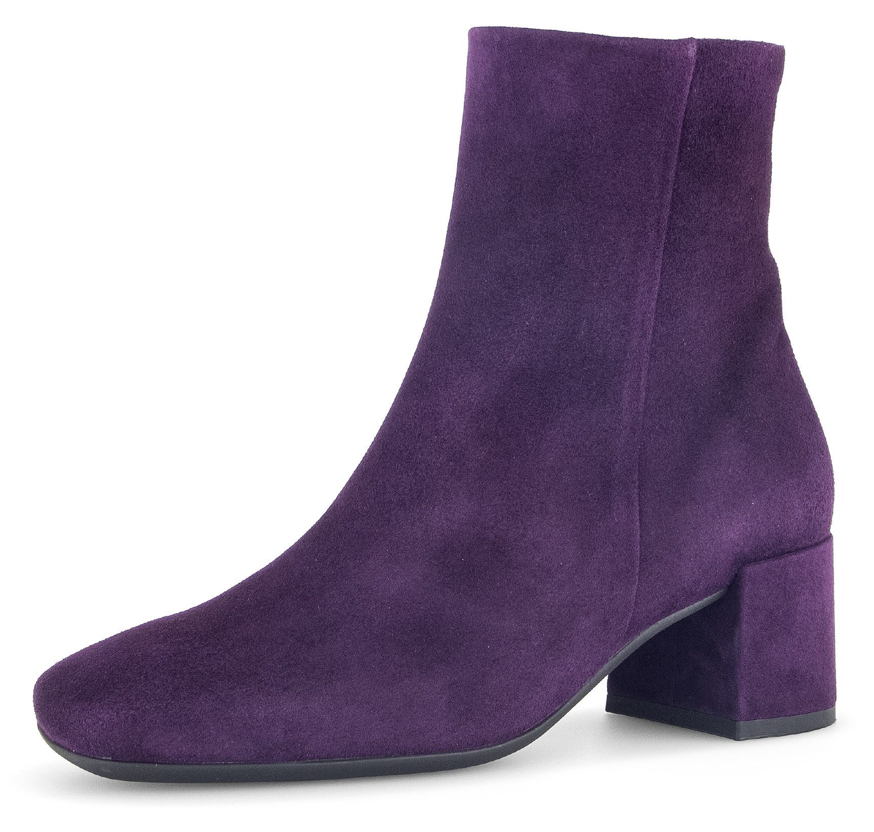Gabor Laarsjes , blokhak, business schoen, comfortabele schoen in schoenwijdte g (= breed) dames laarsjes maat 41 paars
