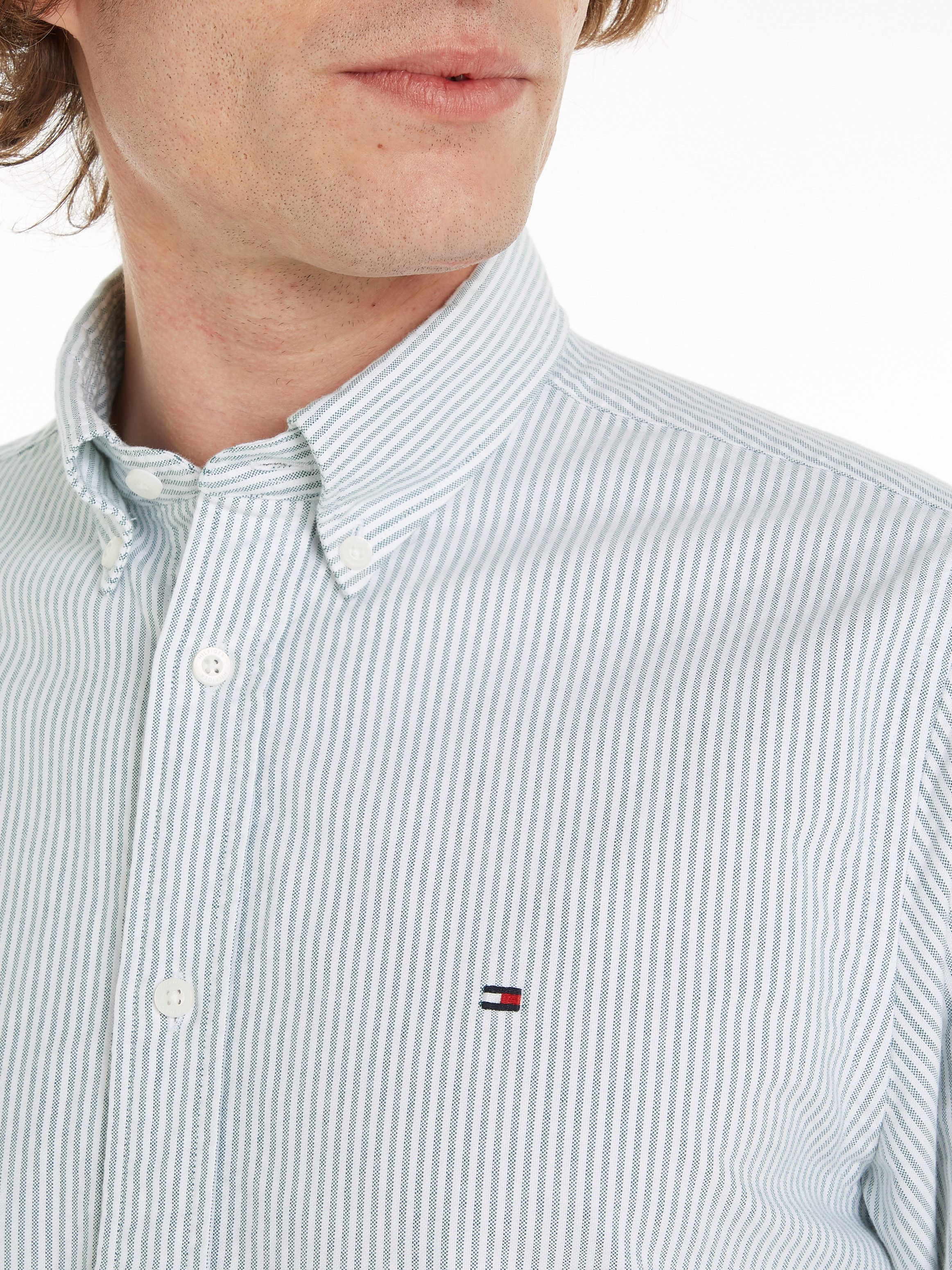 Tommy Hilfiger Overhemd met lange mouwen HERITAGE OXFORD STRIPE RF SHIRT